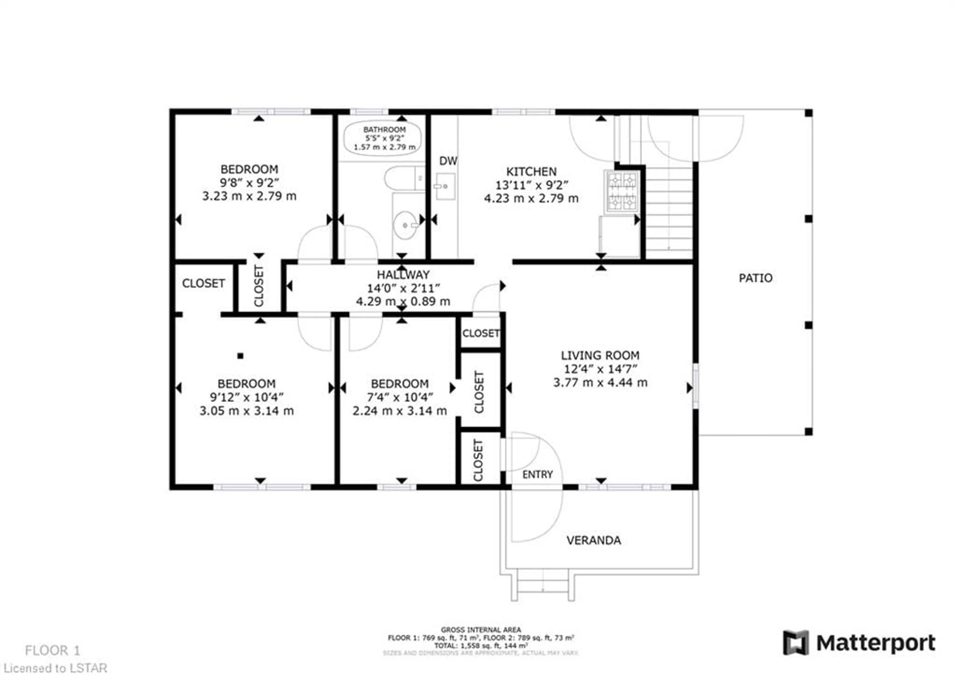 Floor plan for 92 Arcadia Cres, London Ontario N5W 1P6