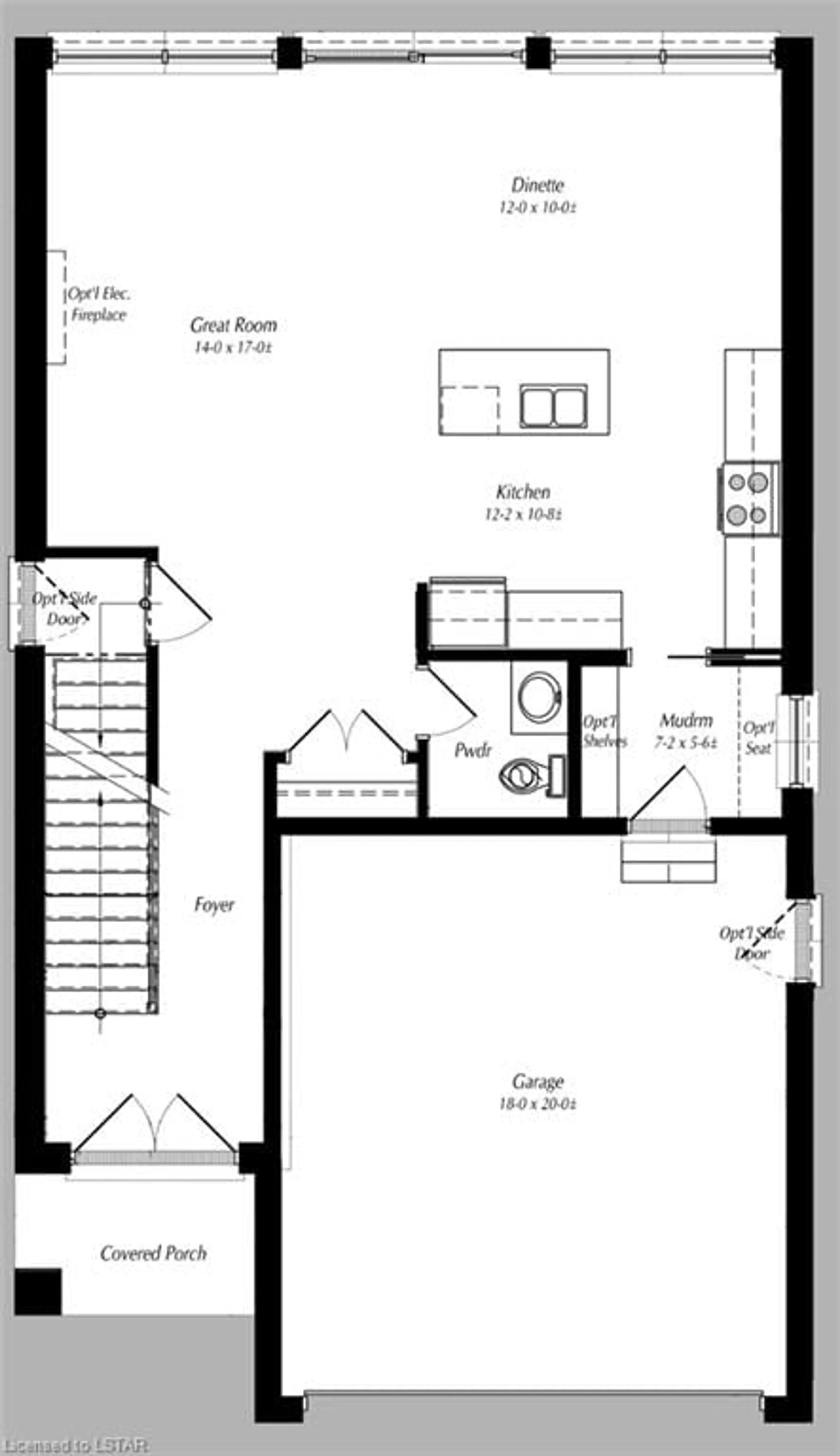 Floor plan for 1390 Bush Hill LINK, London Ontario N6G 0X6
