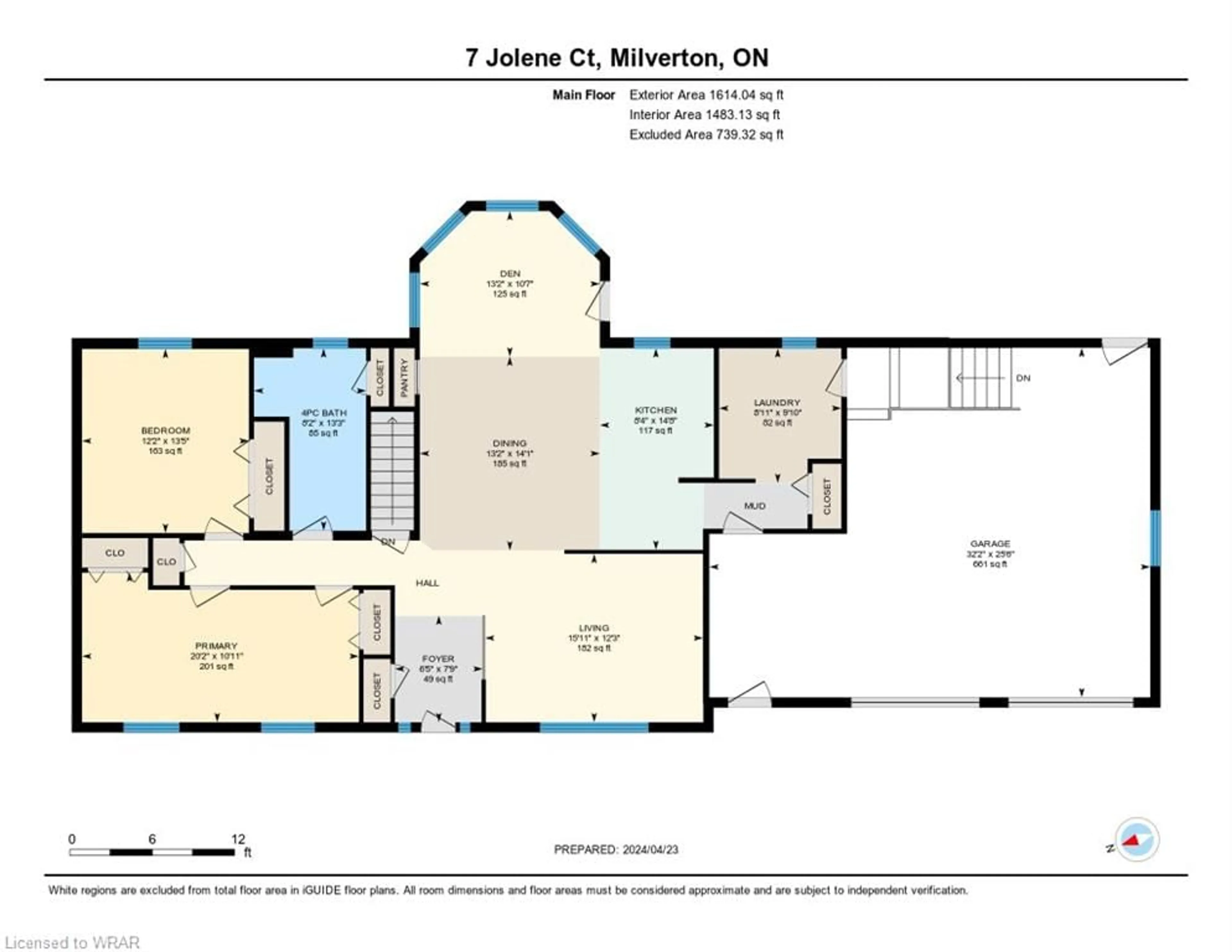Floor plan for 7 Jolene Crt, Milverton Ontario N0K 1M0