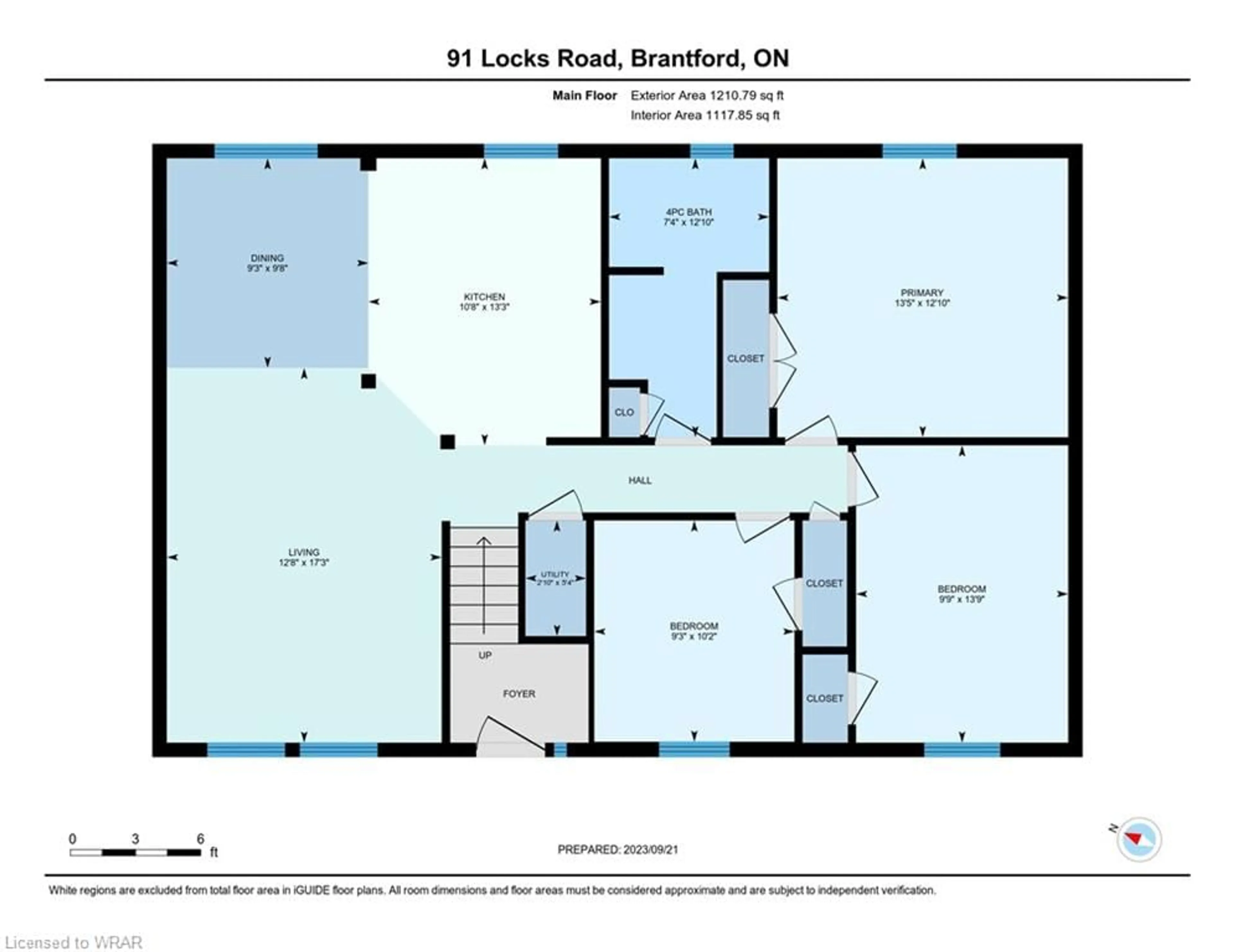 Floor plan for 91 Locks Rd, Brantford Ontario N3S 7L9