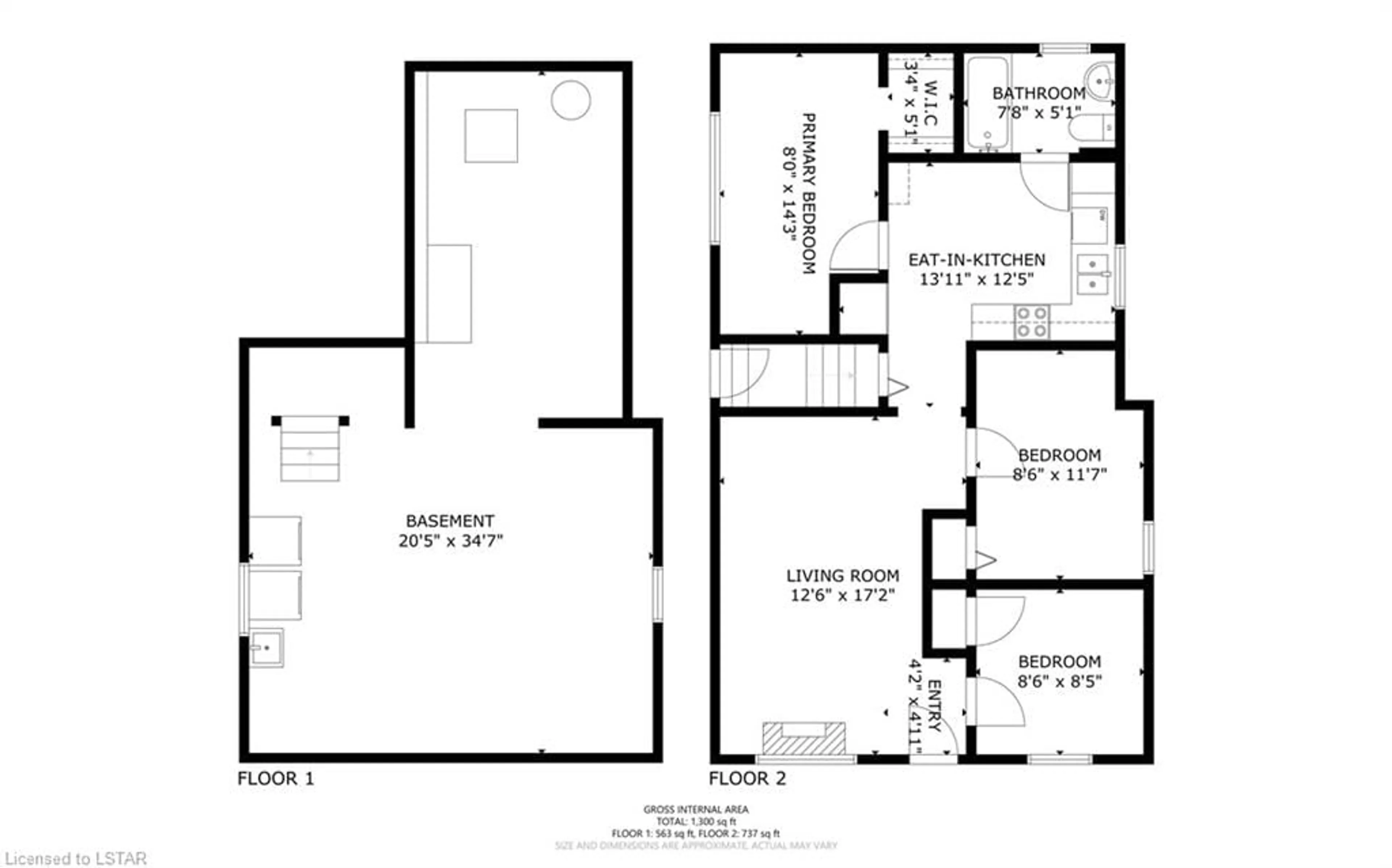 Floor plan for 10 Argyle St, London Ontario N6H 1Y3