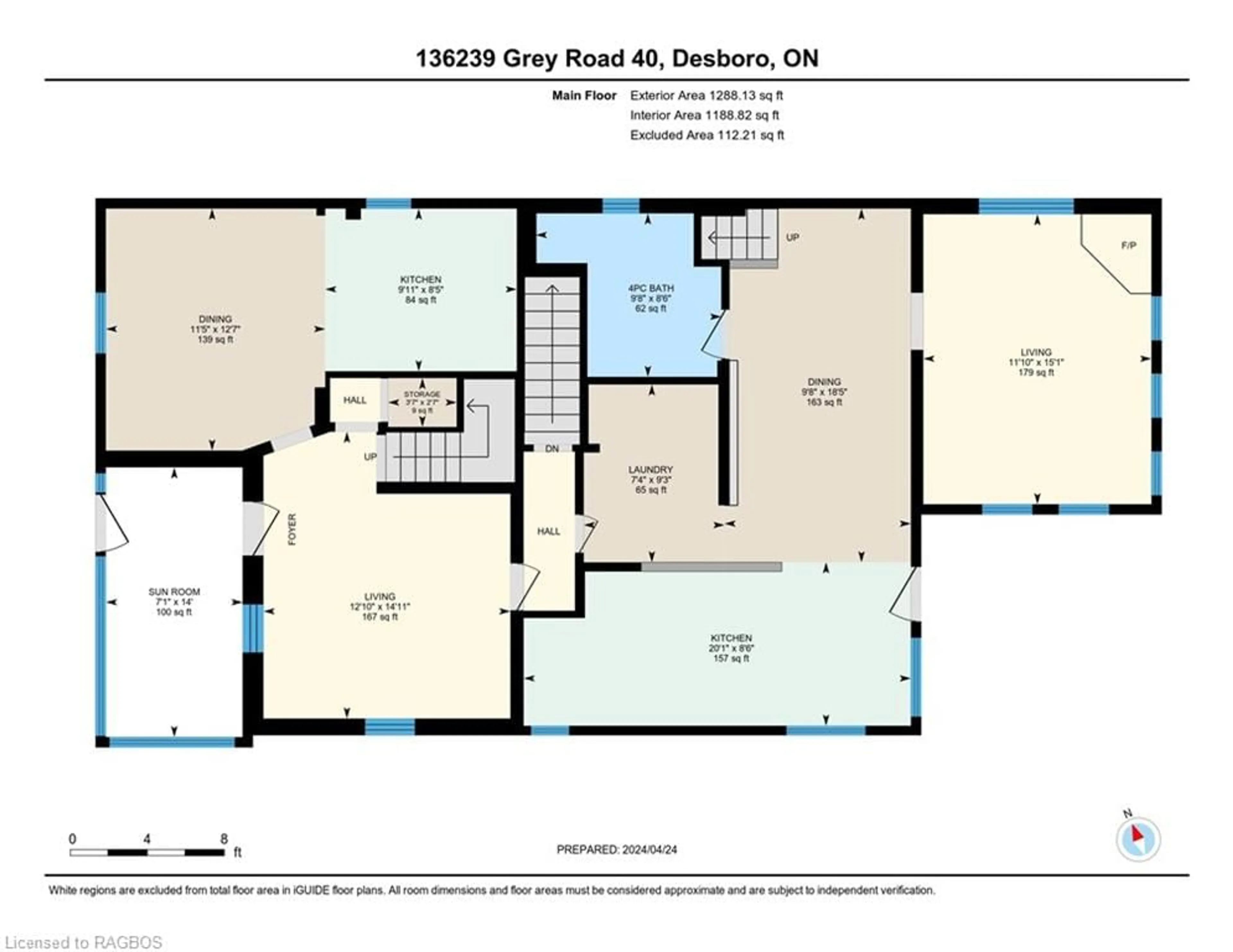 Floor plan for 136239 Grey Road 40, Desboro Ontario N0H 1G0