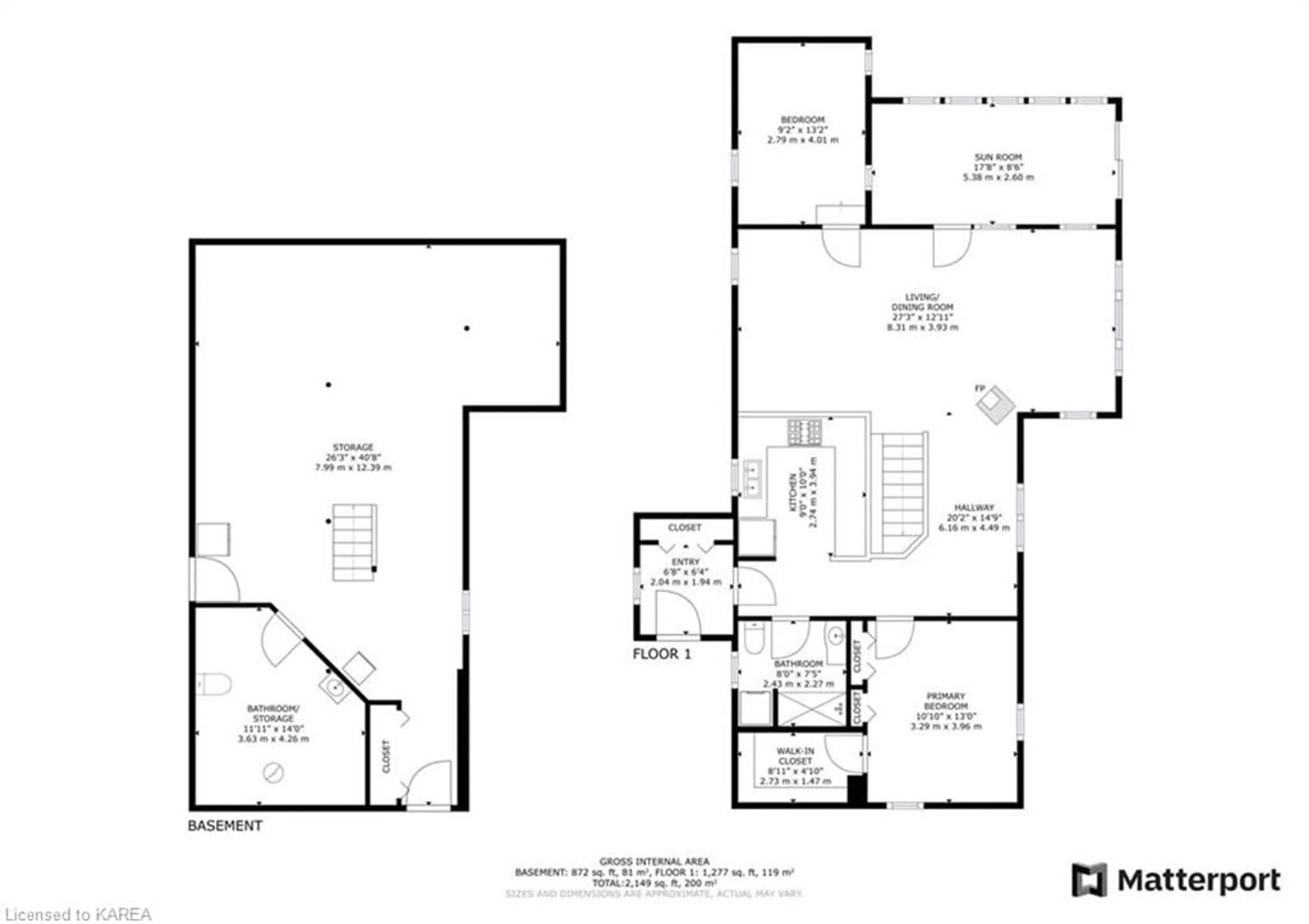 Floor plan for 2788 Balfour Lane, Mississippi Station Ontario K0G 1M0