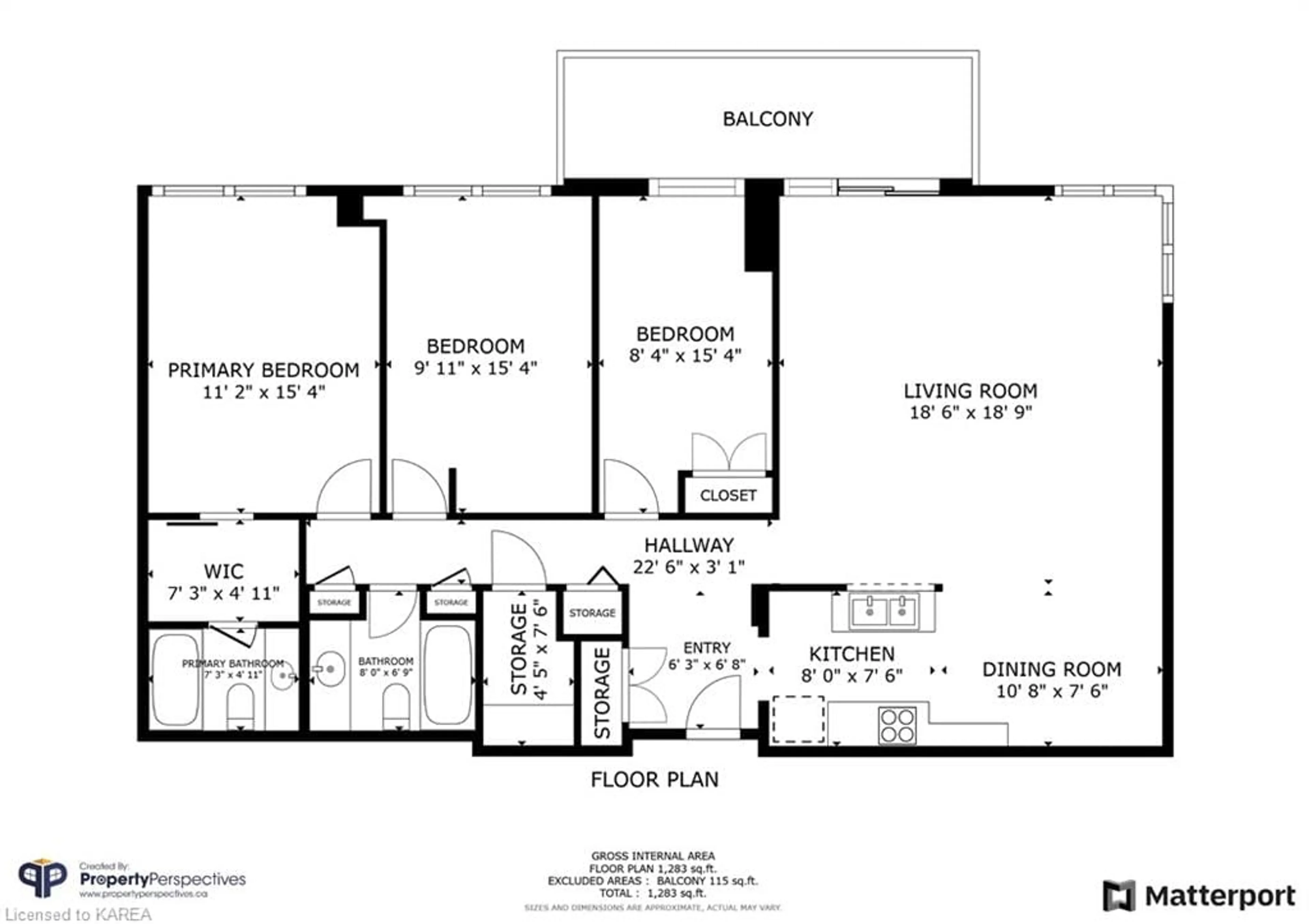 Floor plan for 165 Ontario St #806, Kingston Ontario K7L 2Y6
