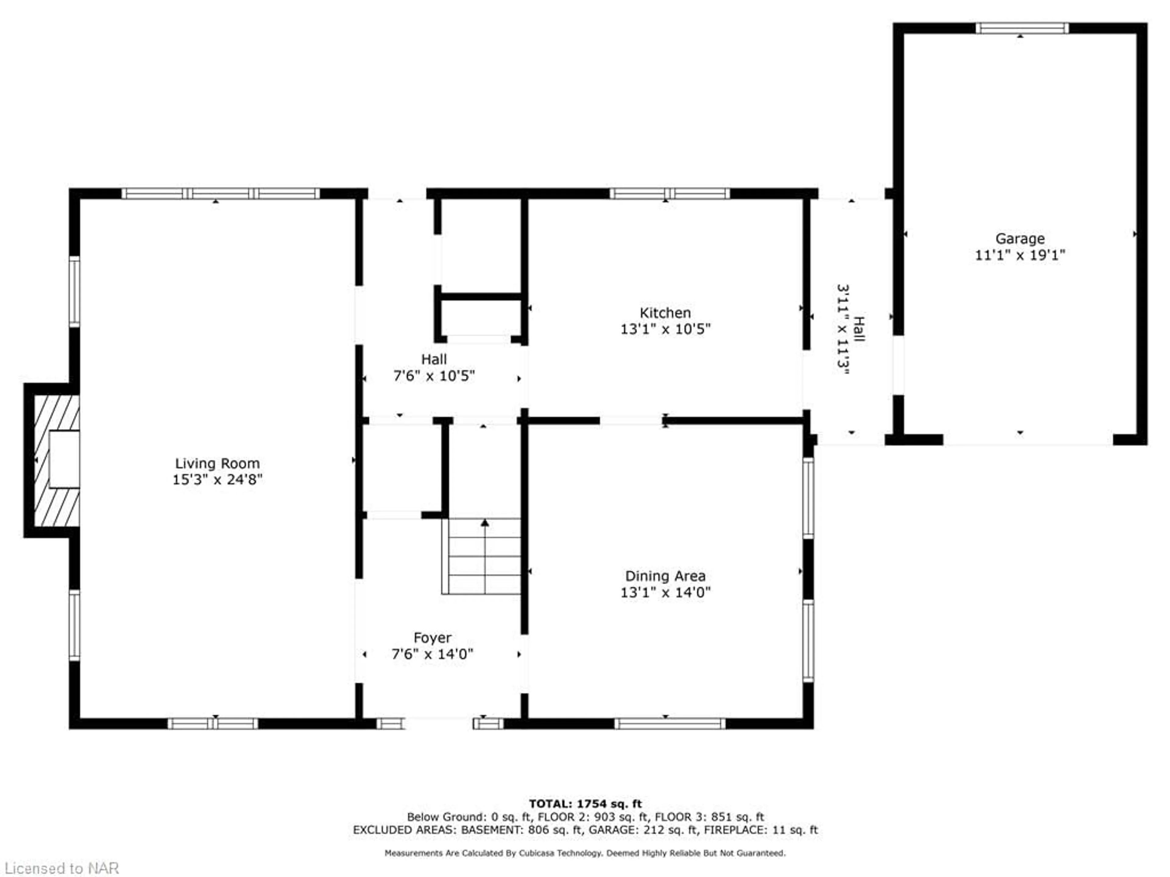 Floor plan for 96 Laughlin Ave, Welland Ontario L3C 4E5