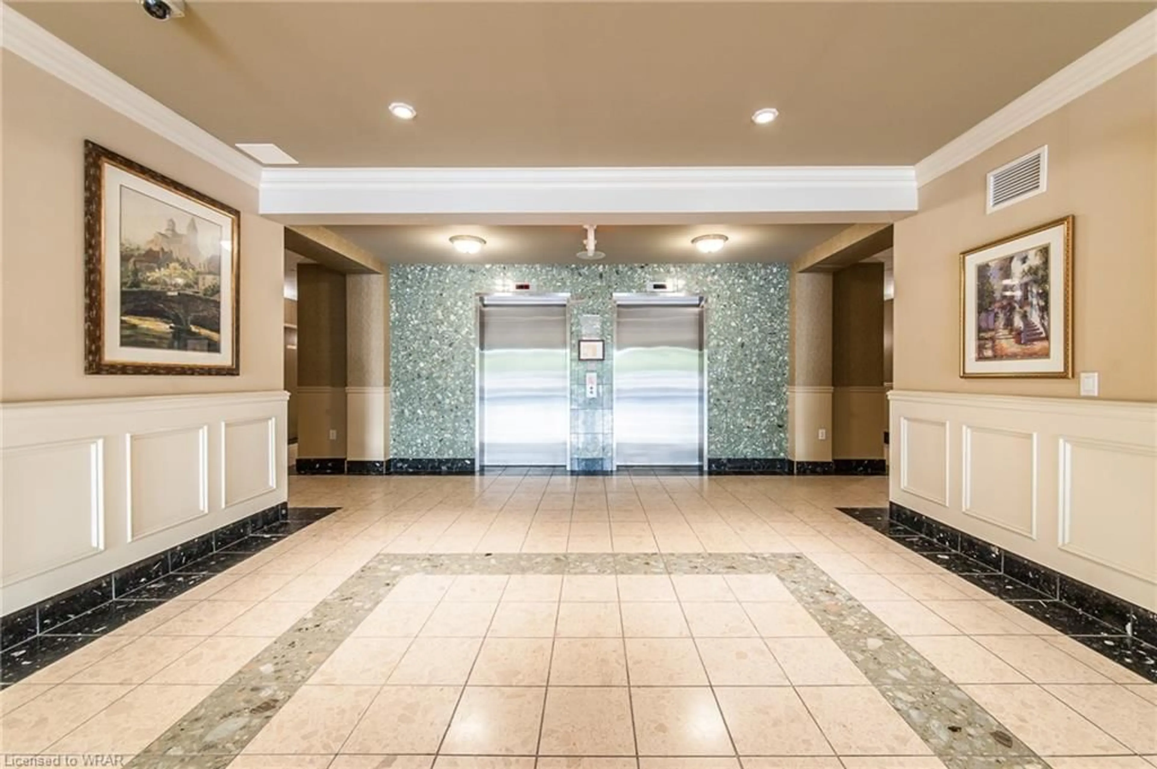 Indoor lobby for 255 Keats Way #1001, Waterloo Ontario N2L 6N6