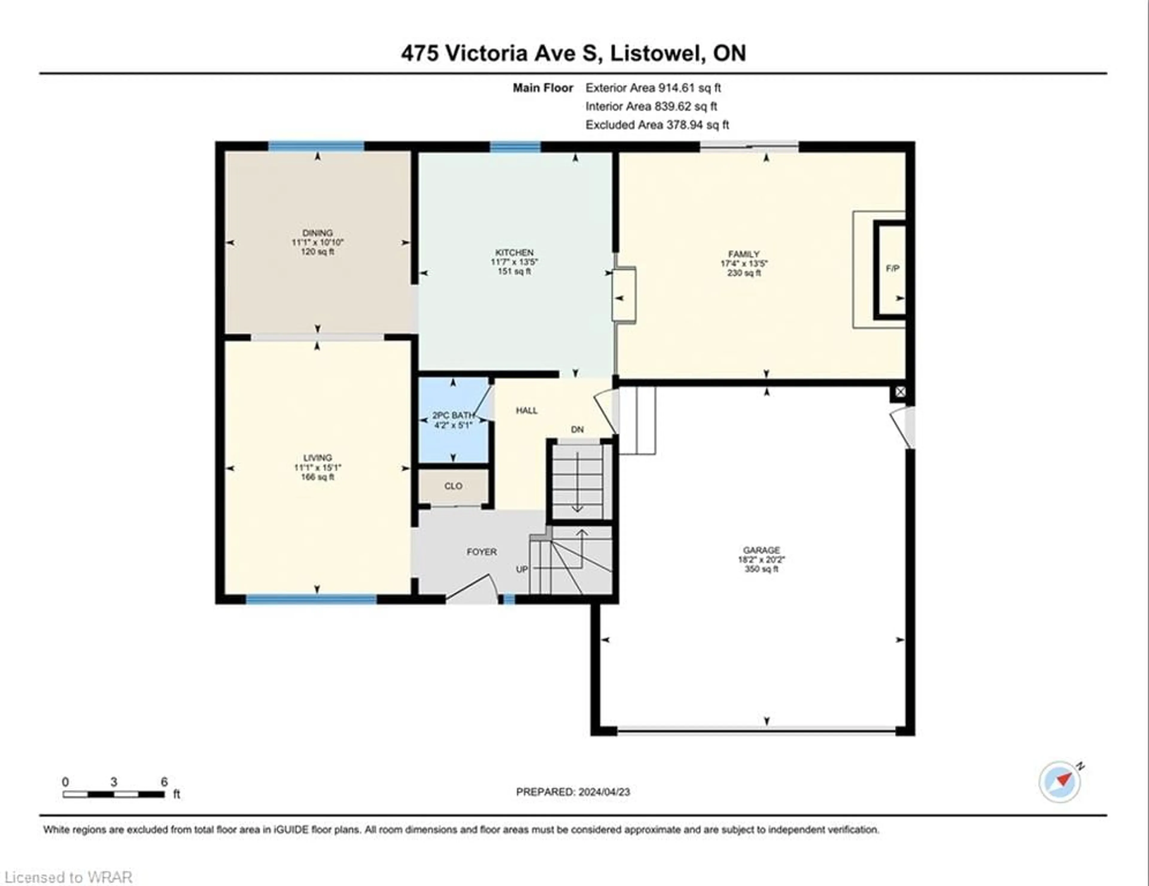Floor plan for 475 Victoria Ave, Listowel Ontario N4W 3N7