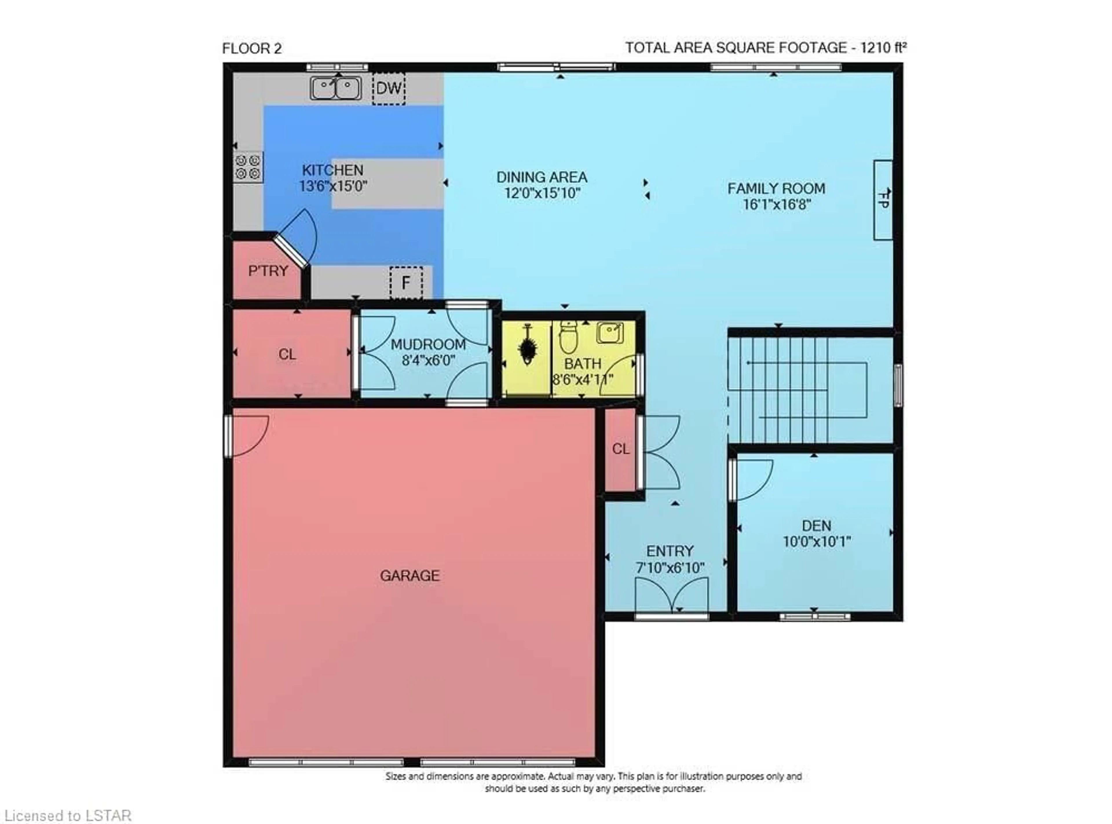 Floor plan for 151 Mcleod Street St, Parkhill Ontario N0M 2K0