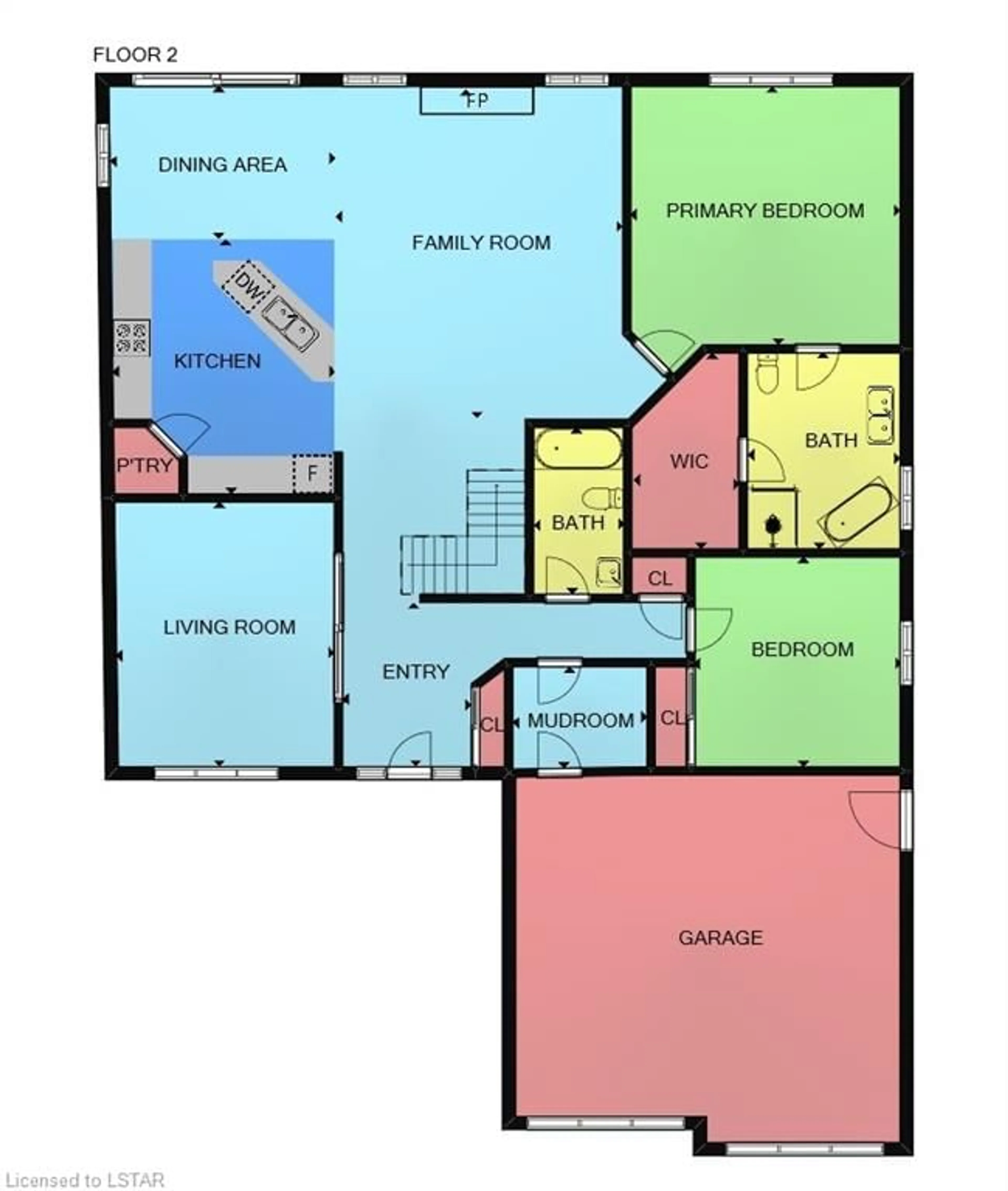 Floor plan for 1890 Richmond St #6, London Ontario N5X 4J1