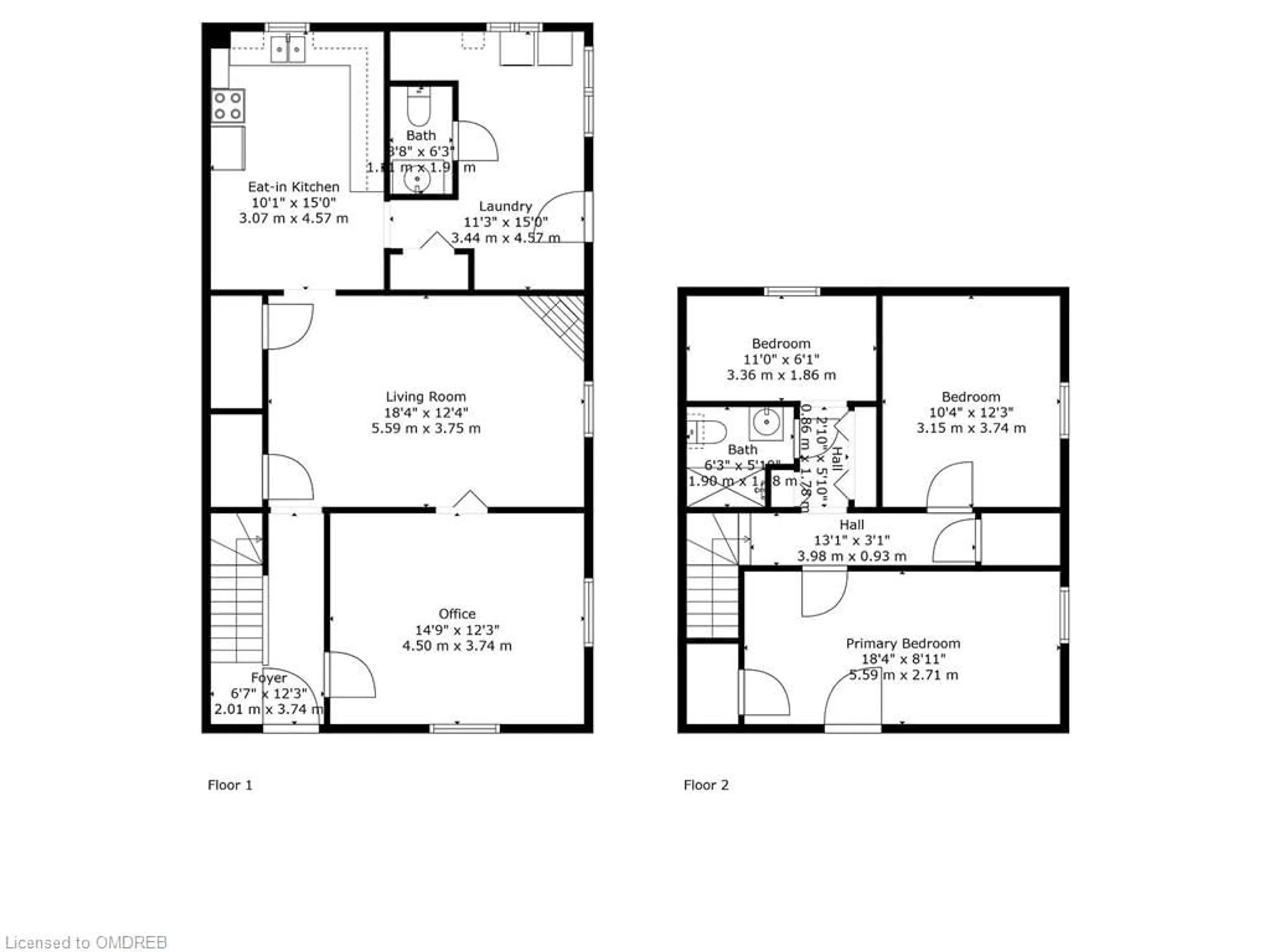 Floor plan for 14 Noble St, Norval Ontario L0P 1K0