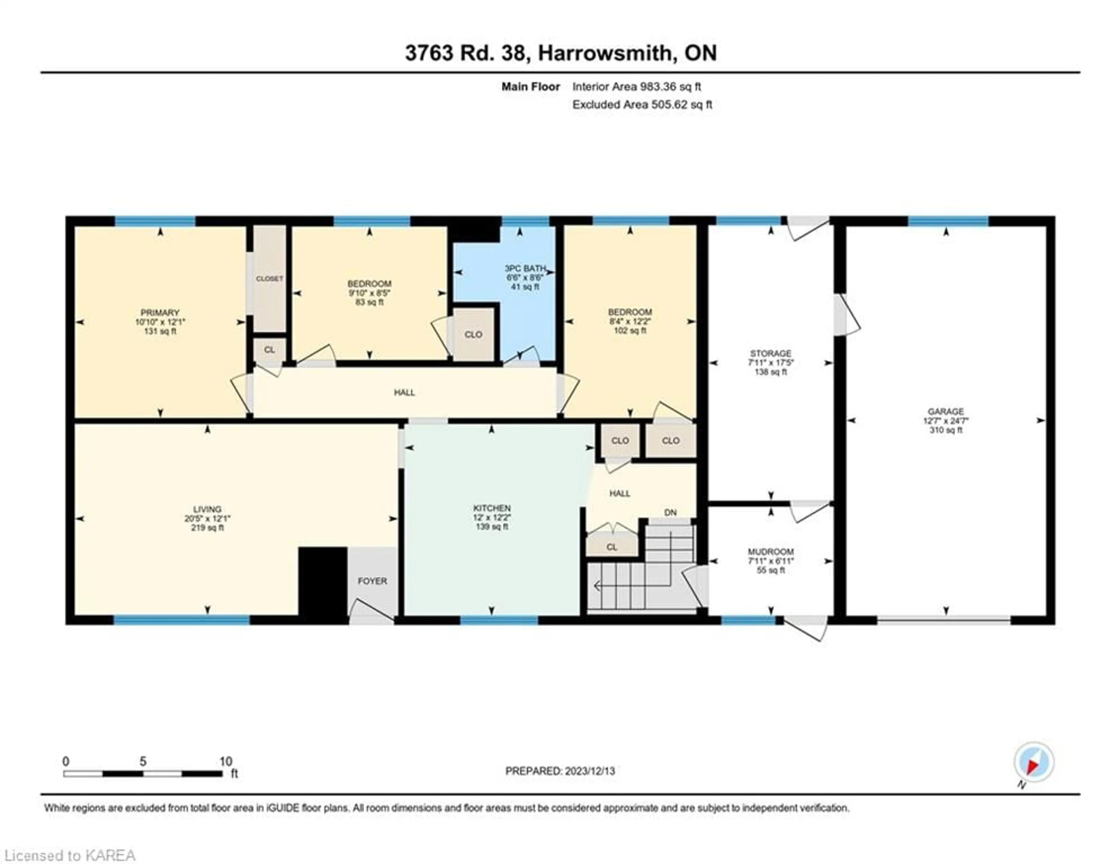 Floor plan for 3763 Highway 38, Harrowsmith Ontario K0H 1V0