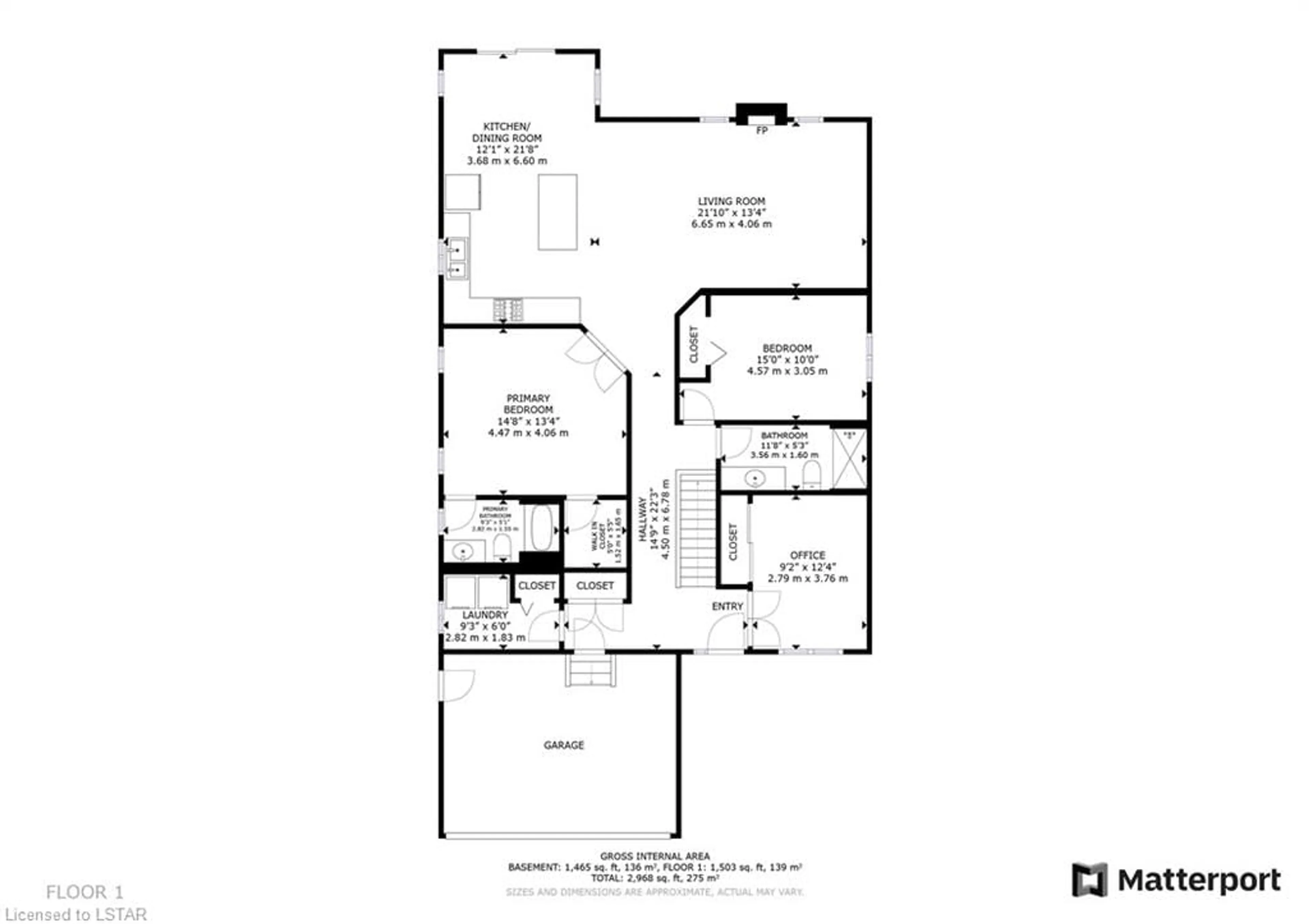 Floor plan for 44 Forest Grove Cres, Dorchester Ontario N0L 1G3