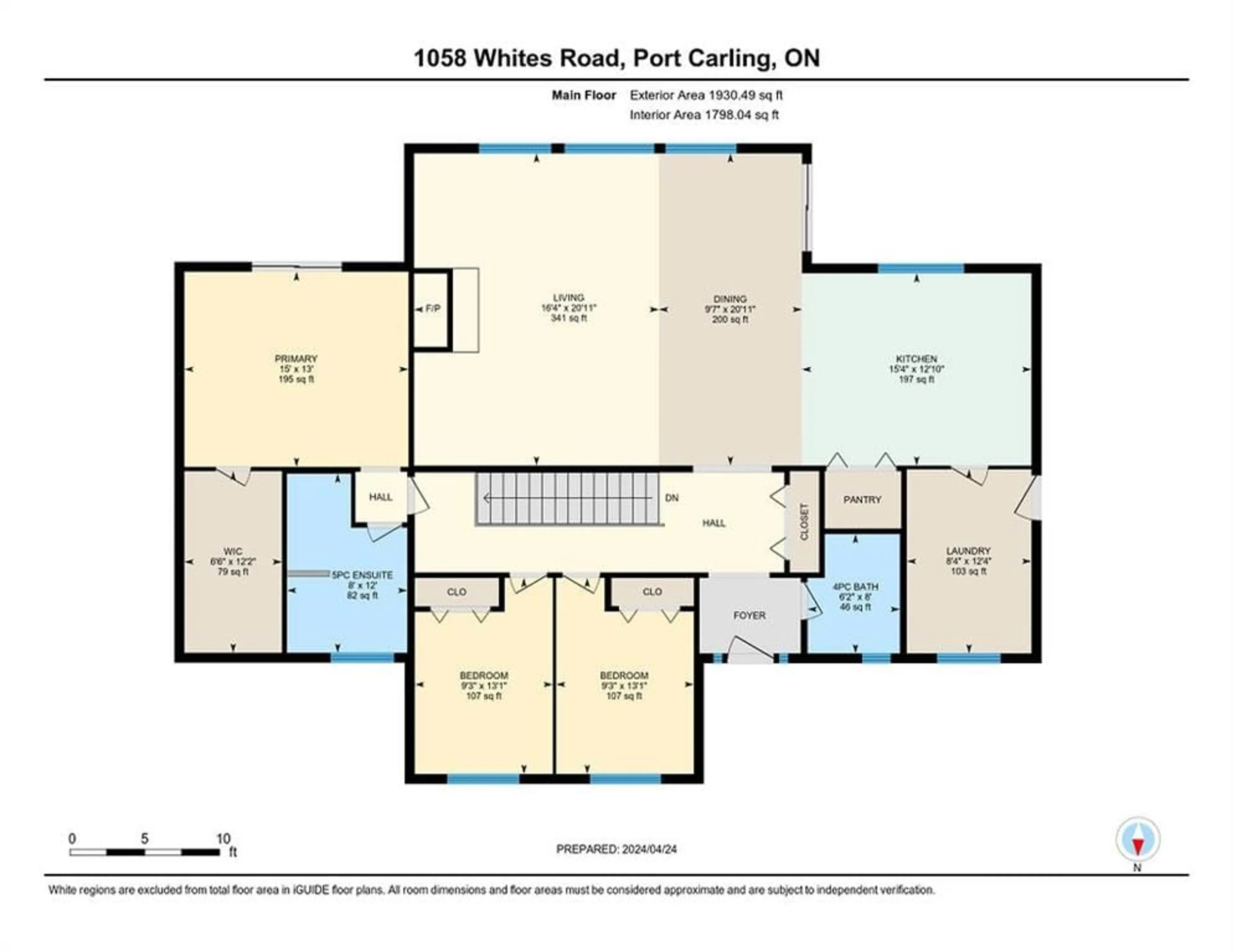 Floor plan for 1058 Whites Rd #3, Port Carling Ontario P0B 1J0