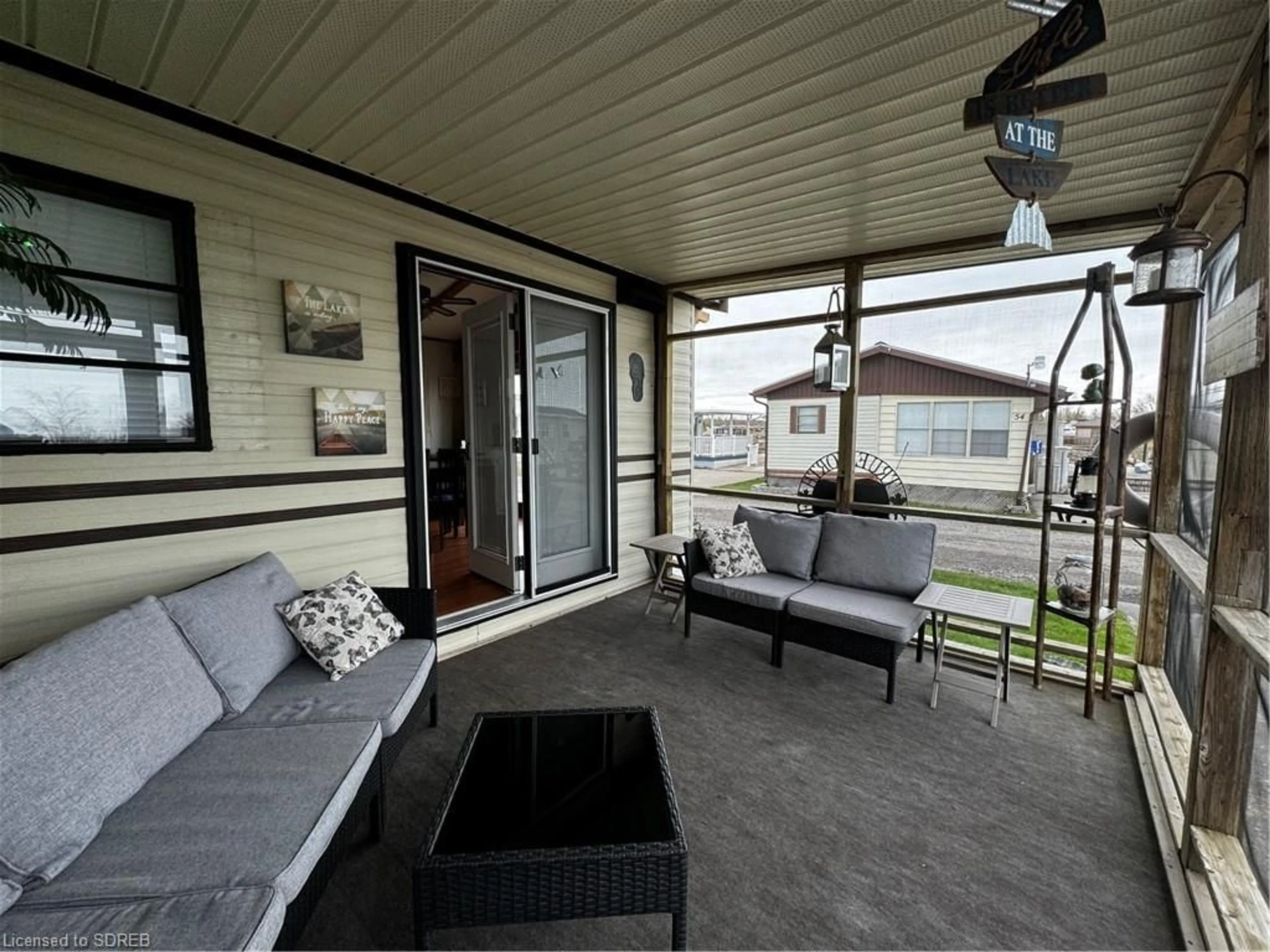 Patio, cottage for 92 Clubhouse Rd #51, Turkey Point Ontario N0E 1T0