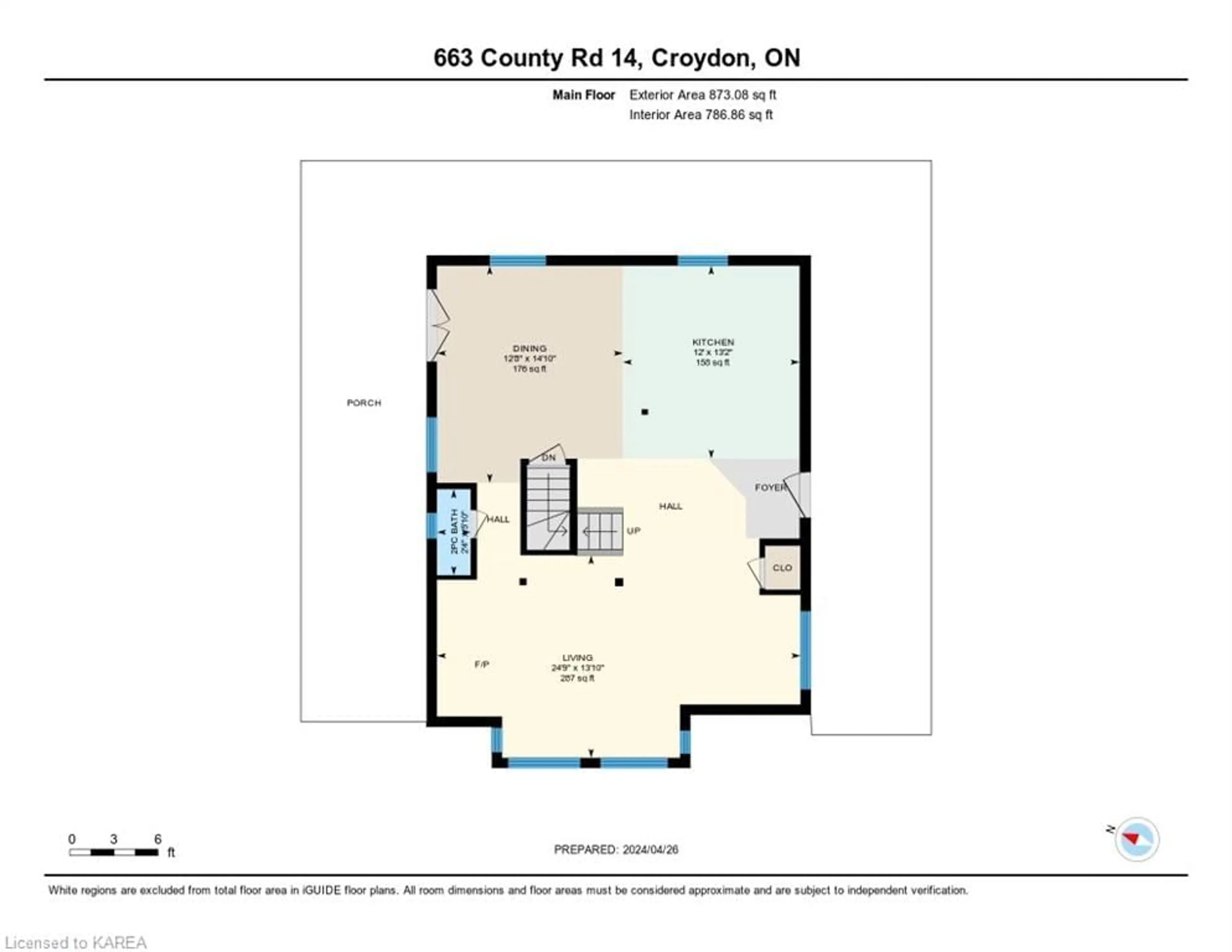 Floor plan for 663 County Rd 14, Enterprise Ontario K0K 1Z0