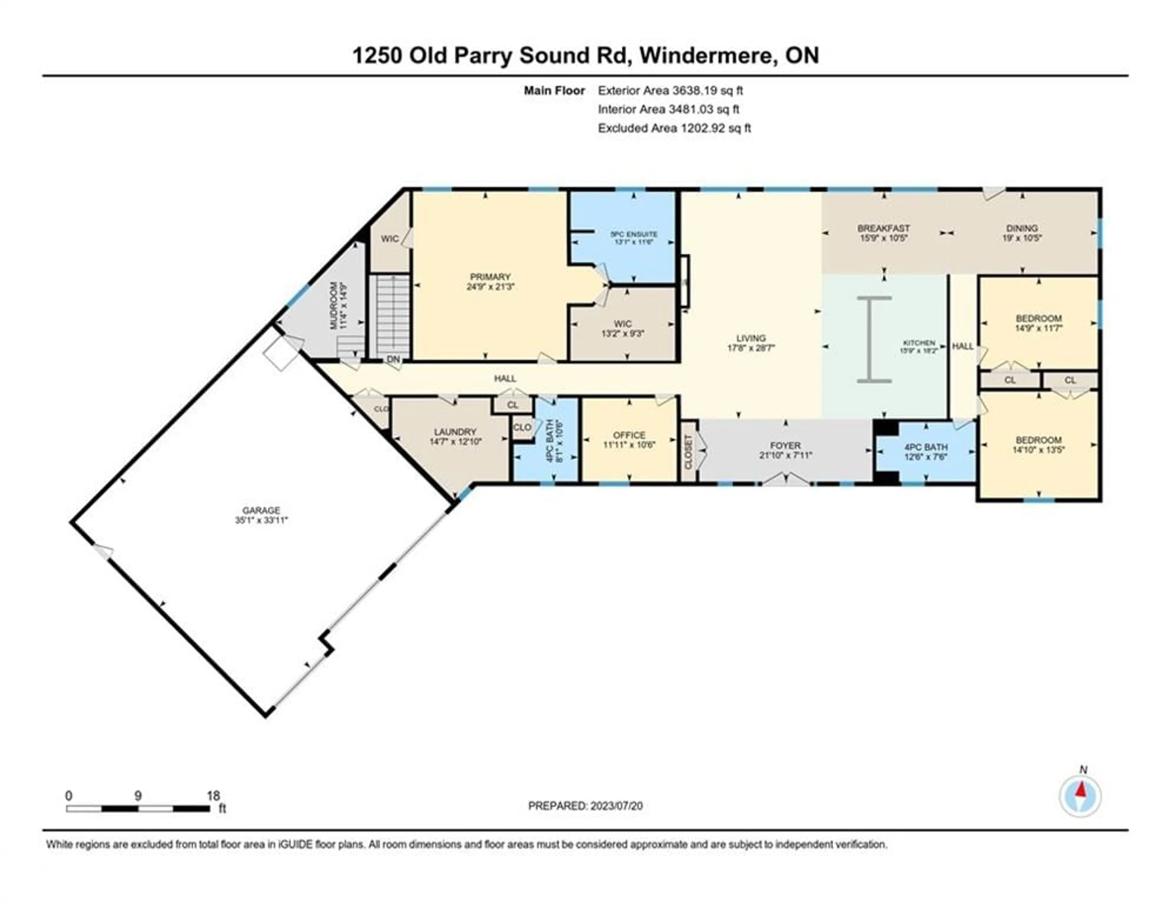 Floor plan for 1250 Old Parry Sound Rd, Utterson Ontario P0B 1M0