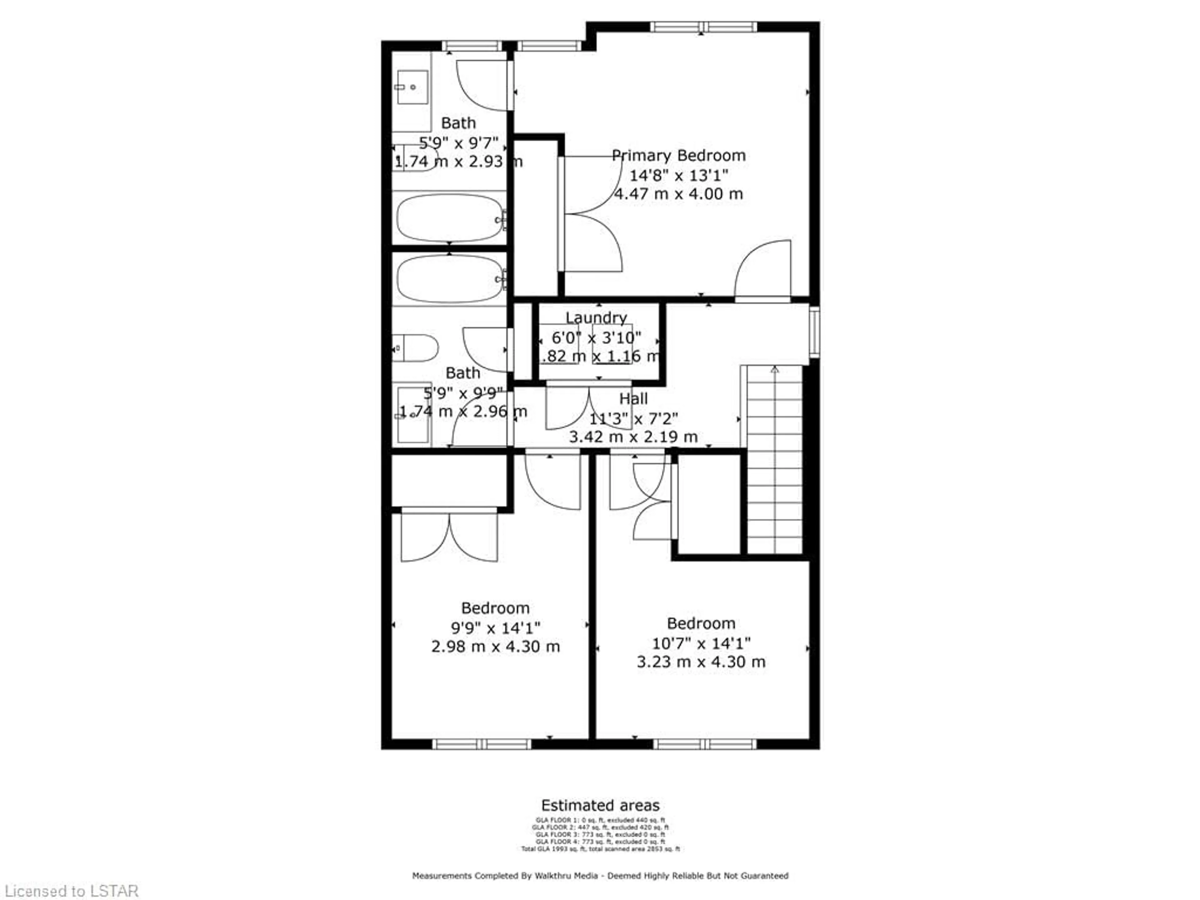 Floor plan for 3402 Singleton Ave, London Ontario N6L 0E8