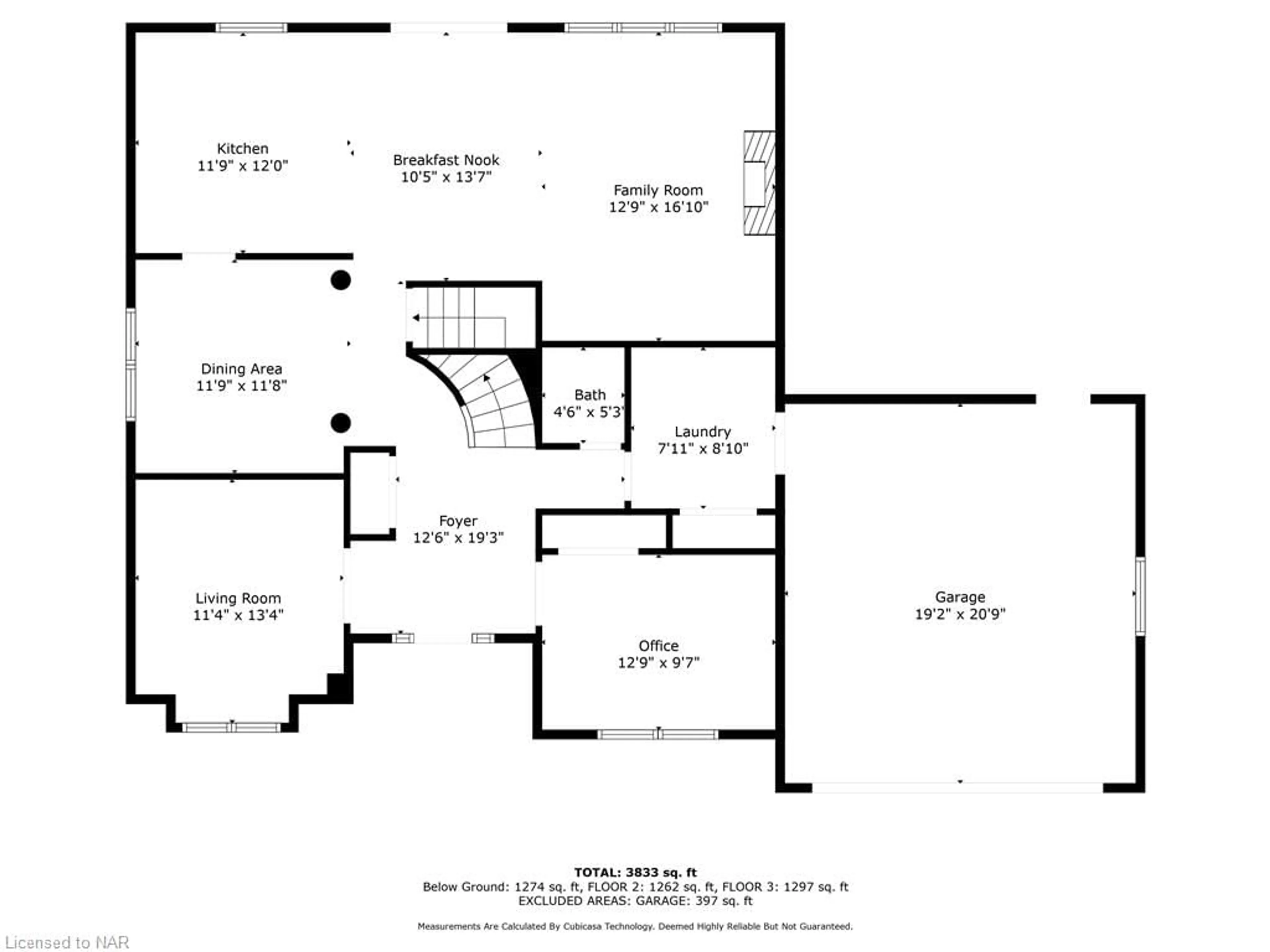 Floor plan for 62 Rolling Meadows Blvd, Fonthill Ontario L0S 1E4