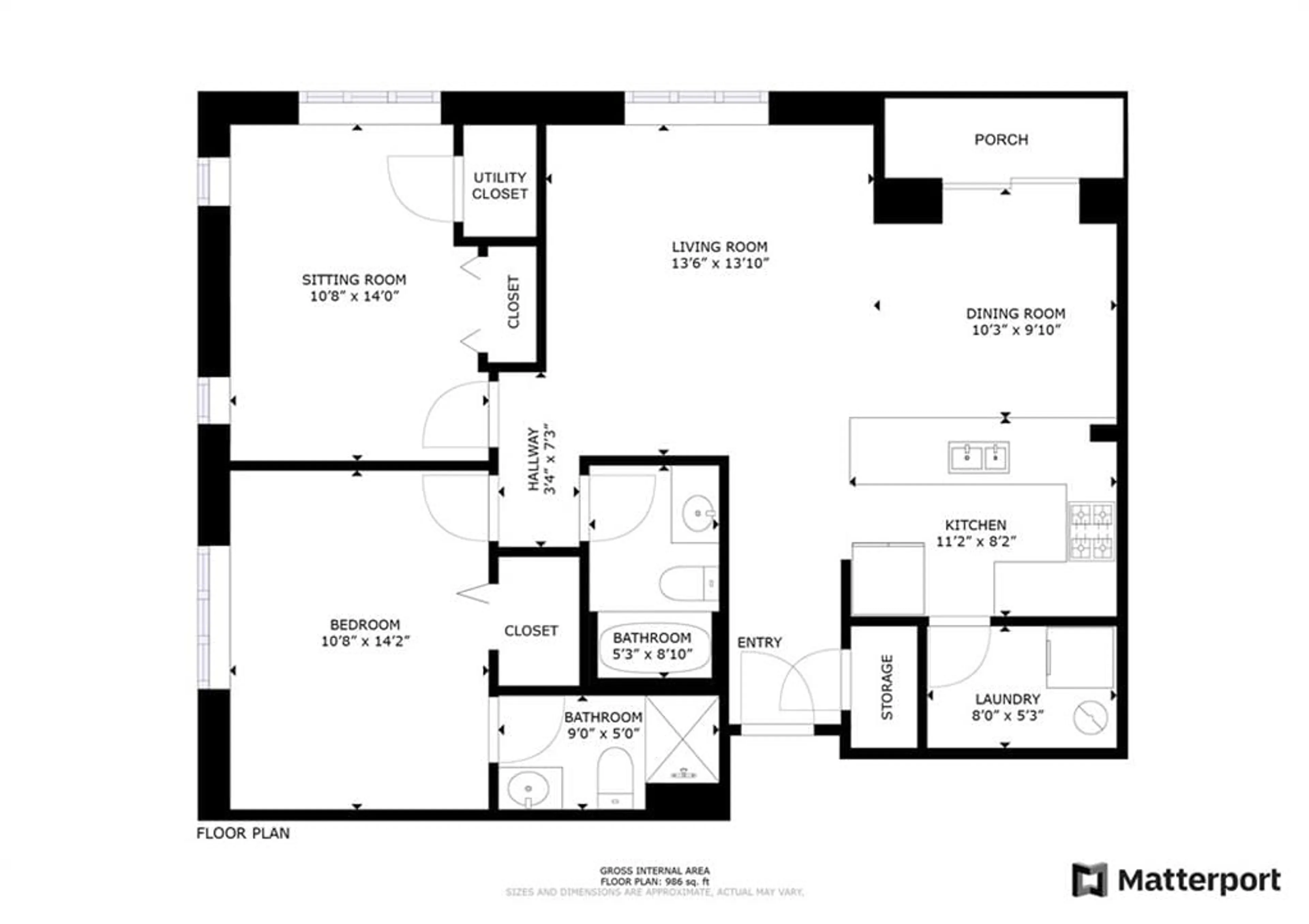 Floor plan for 26 Dairy Lane #105, Huntsville Ontario P1H 0A4