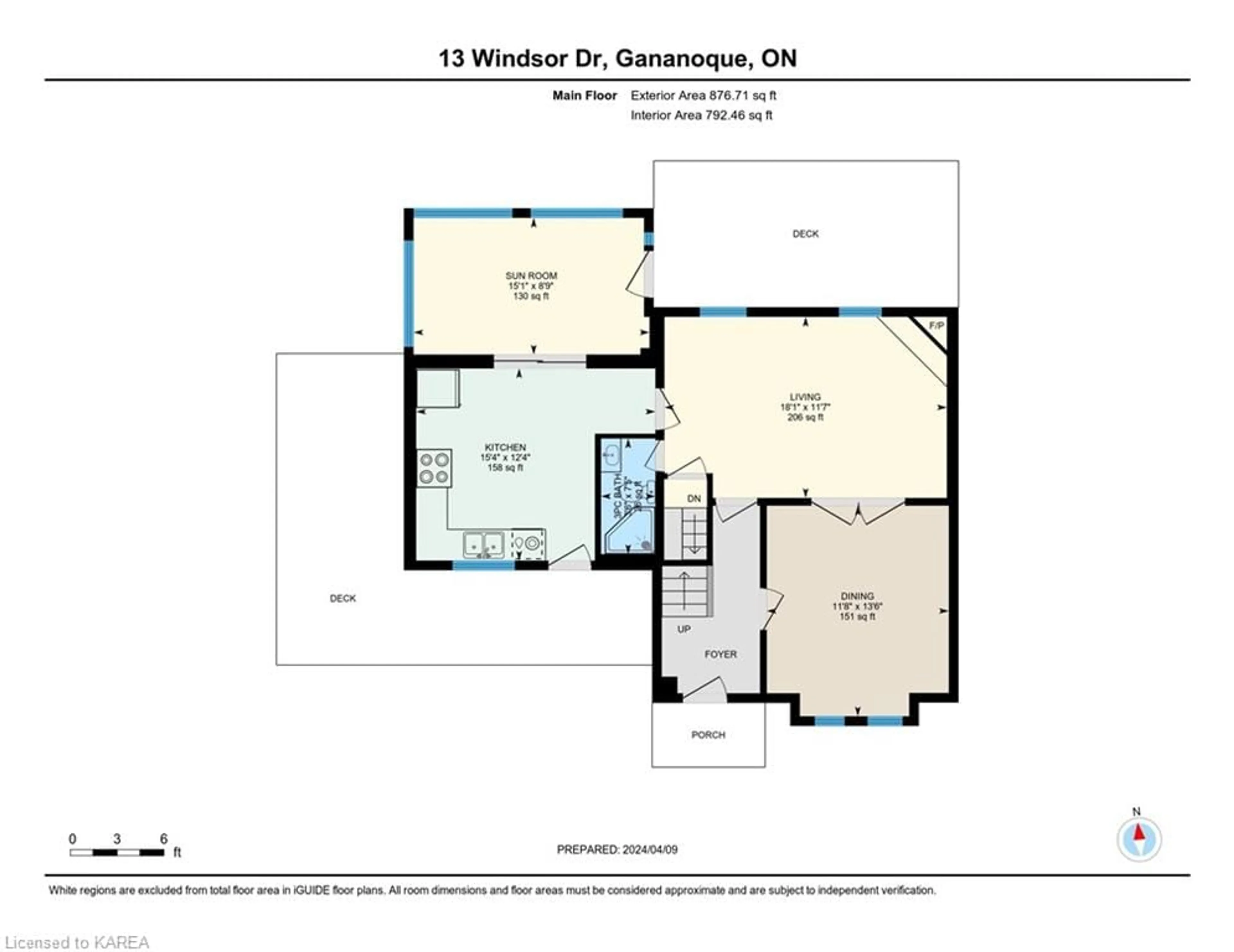 Floor plan for 13 Windsor Dr, Gananoque Ontario K7G 2C9