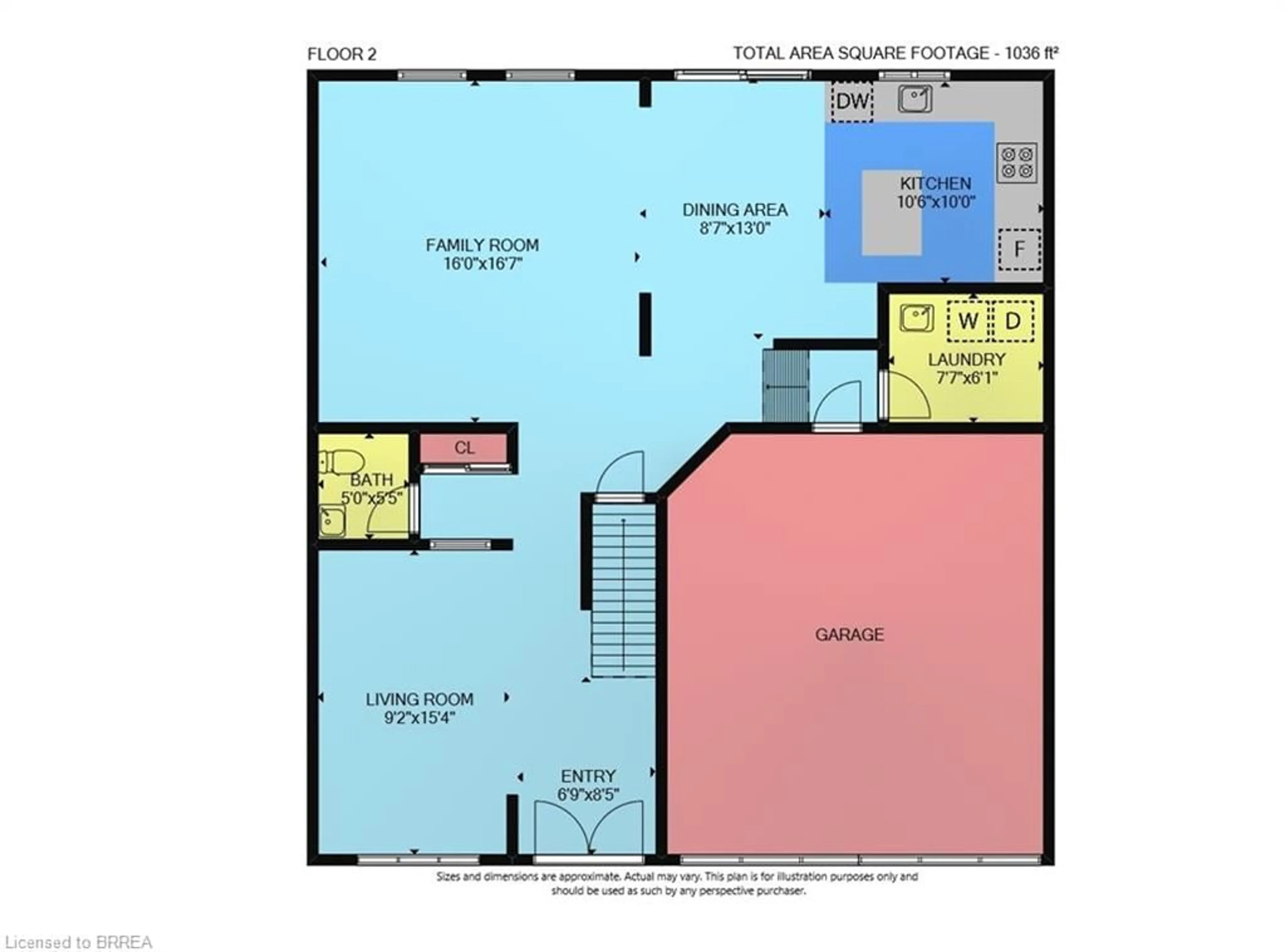 Floor plan for 55 Lovell Cres, Brantford Ontario N3T 6P4