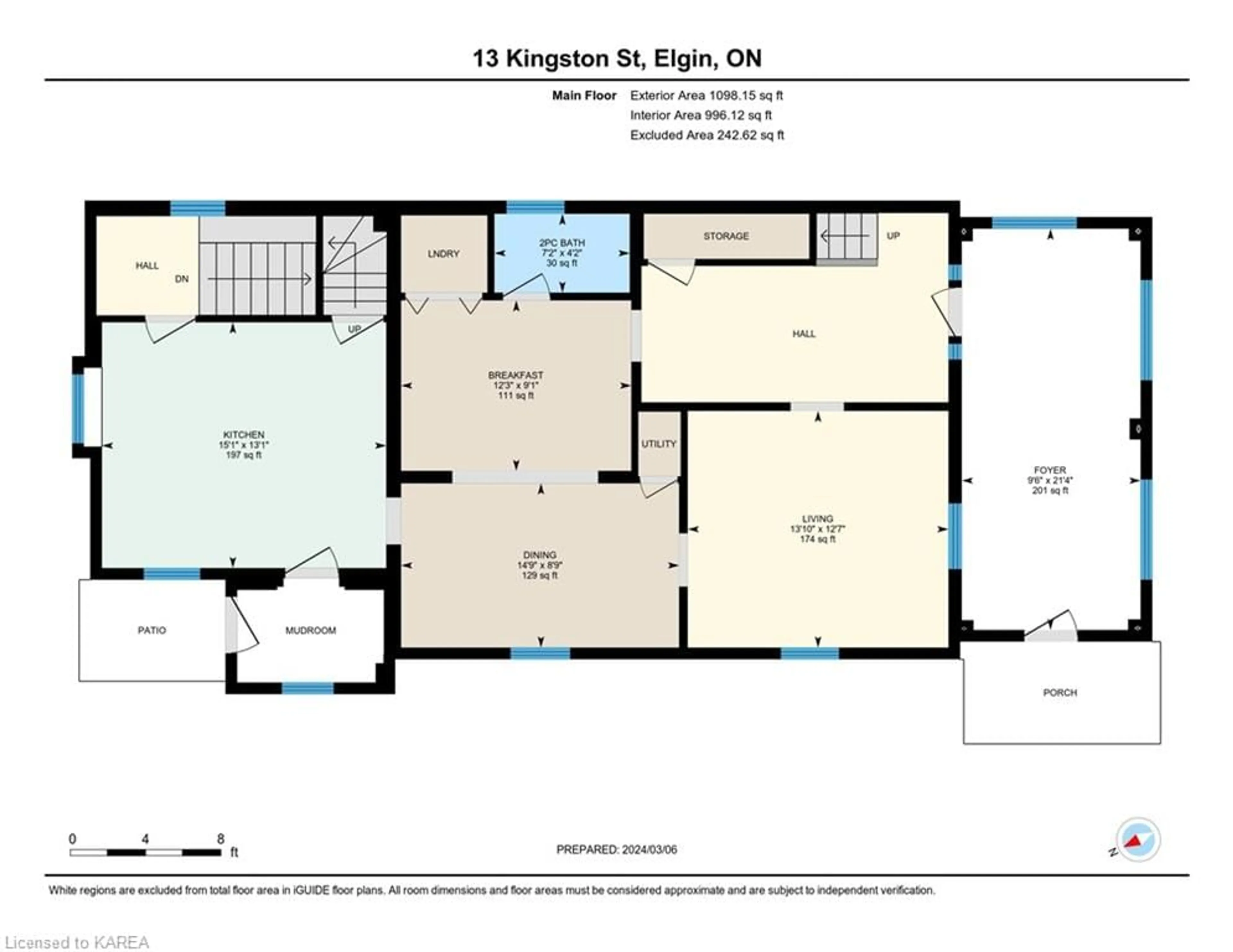 Floor plan for 13 Kingston St, Rideau Lakes Ontario K0G 1E0