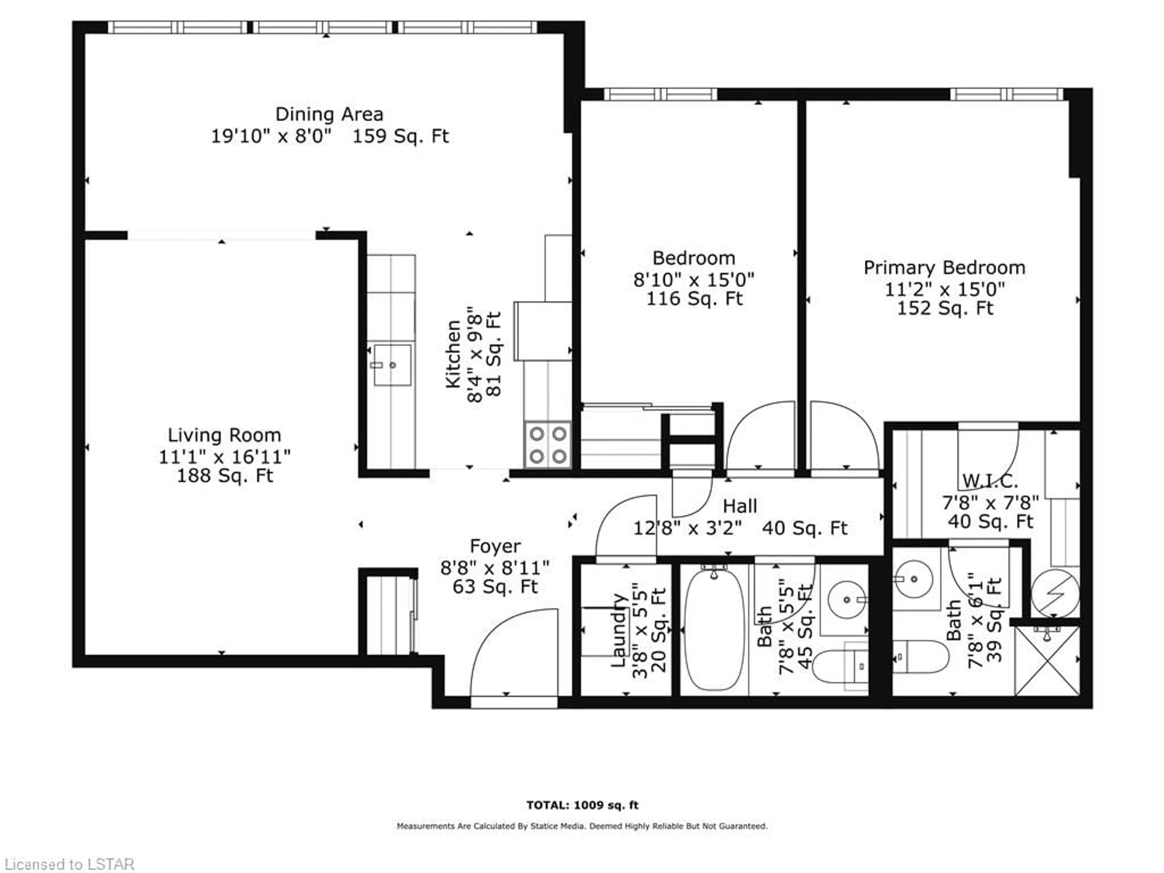 Floor plan for 95 Base Line Rd #702, London Ontario N6J 4X3