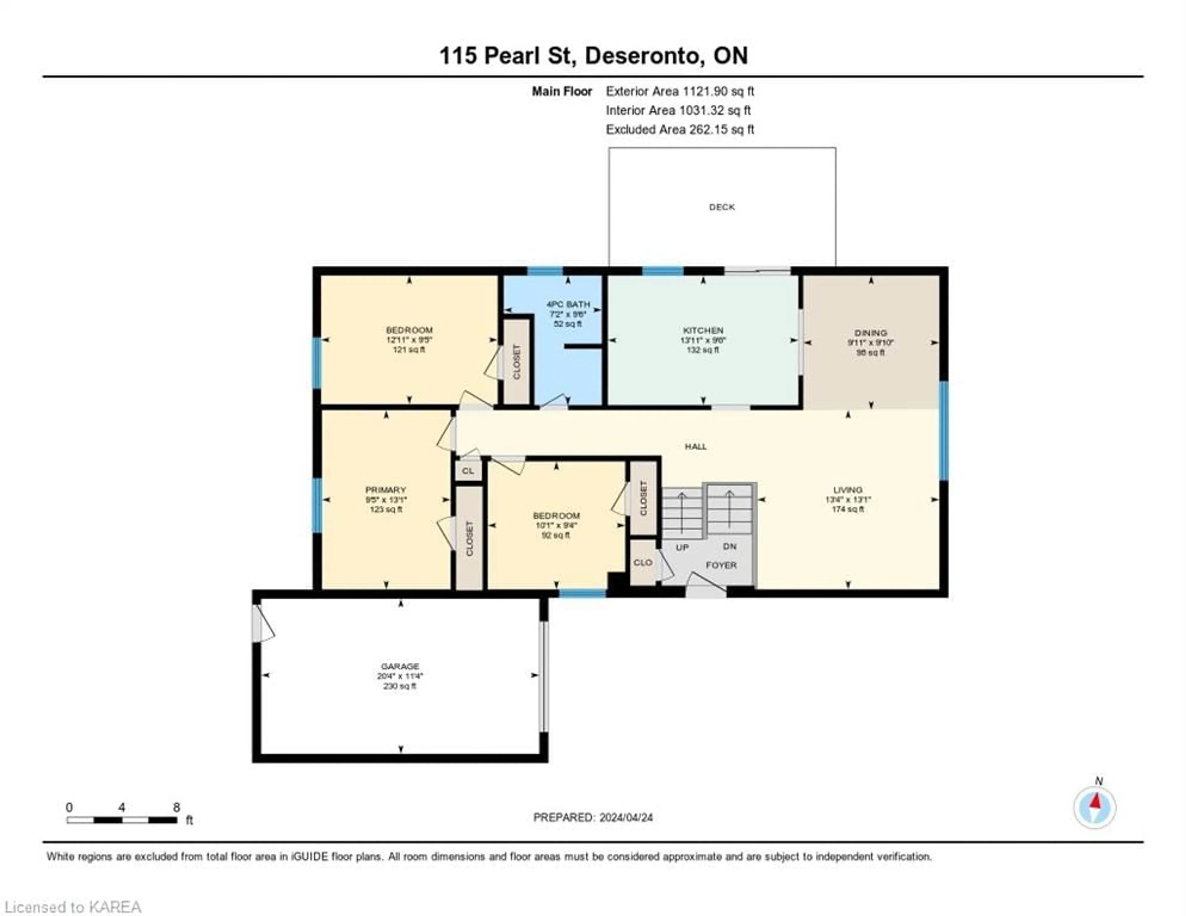 Floor plan for 115 Pearl St St, Deseronto Ontario K0K 1X0
