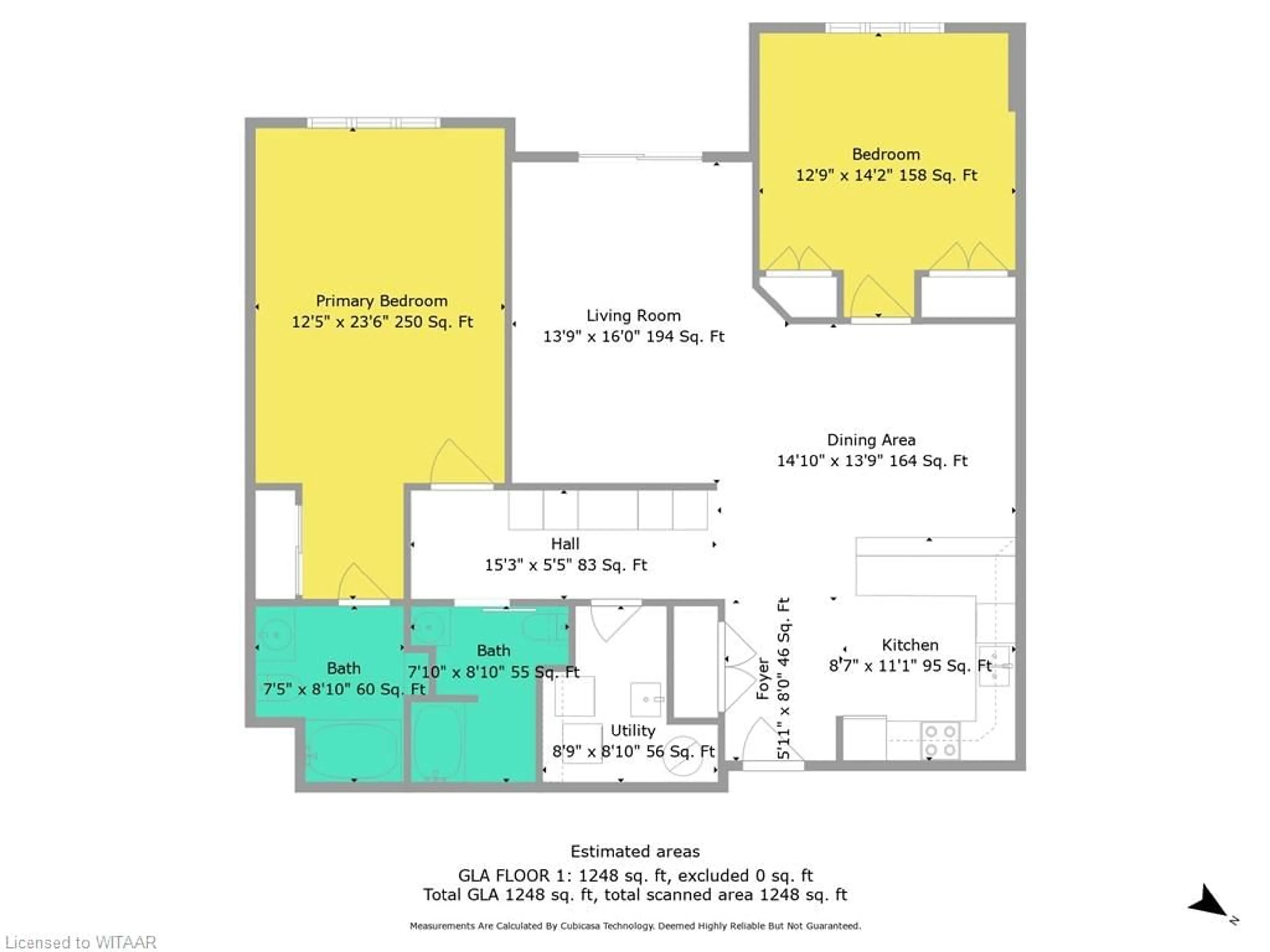 Floor plan for 80 Bridge St #304, Tillsonburg Ontario N4G 1T2