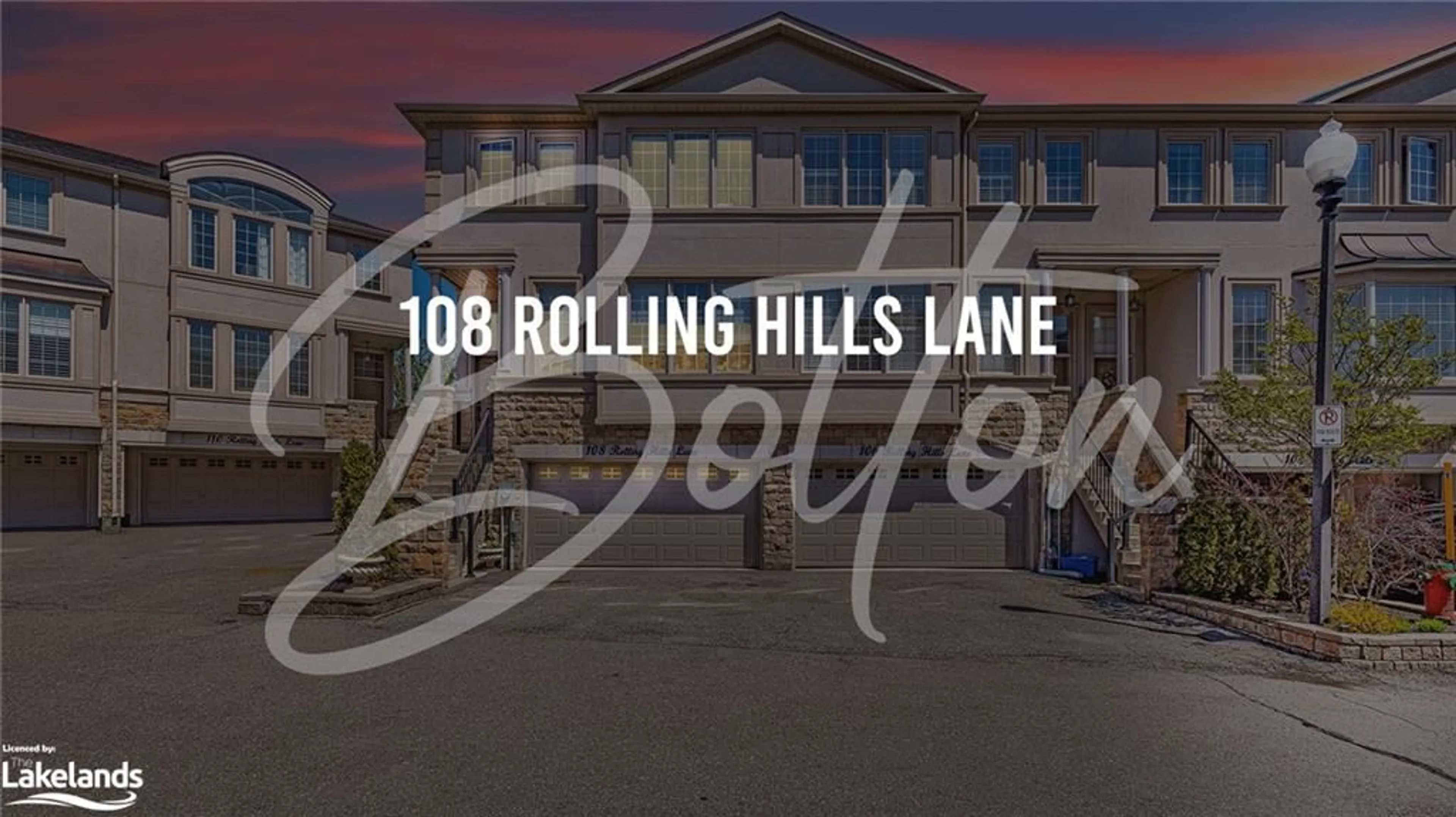 A pic from exterior of the house or condo for 108 Rolling Hills Lane, Caledon Ontario L7E 4E1