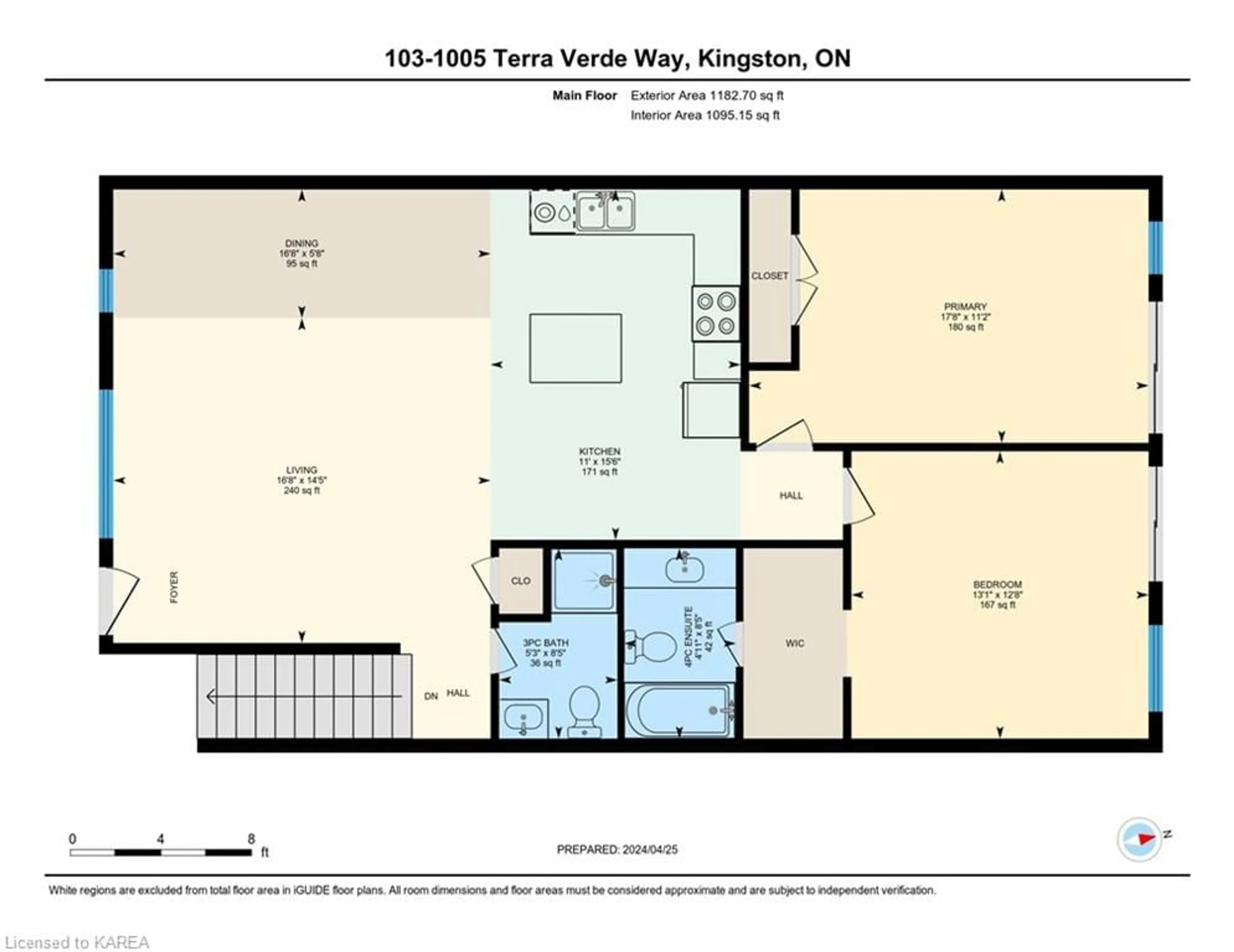 Floor plan for 1005 Terra Verde Way #103, Kingston Ontario K7P 0T8