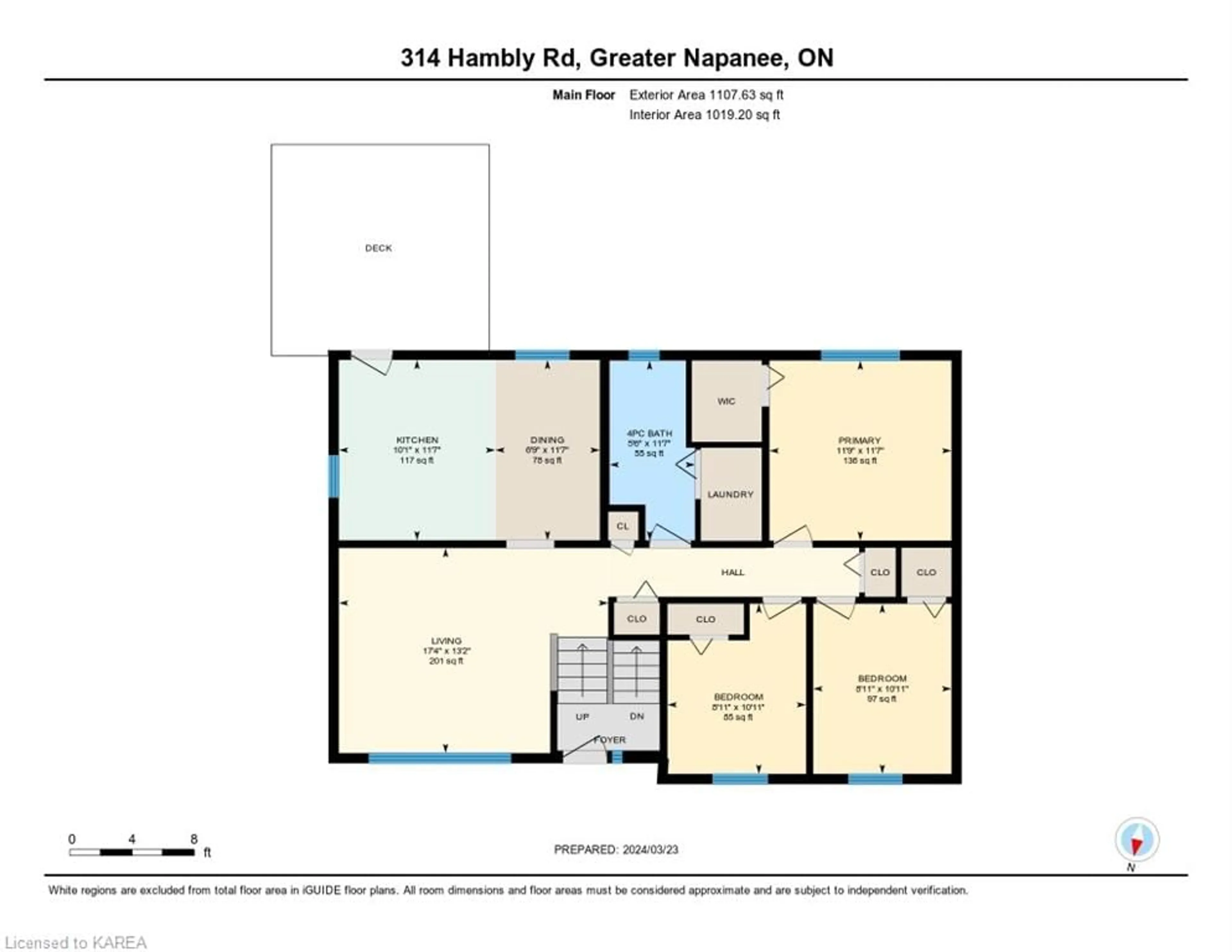 Floor plan for 314 Hambly Rd, Napanee Ontario K7R 3K8