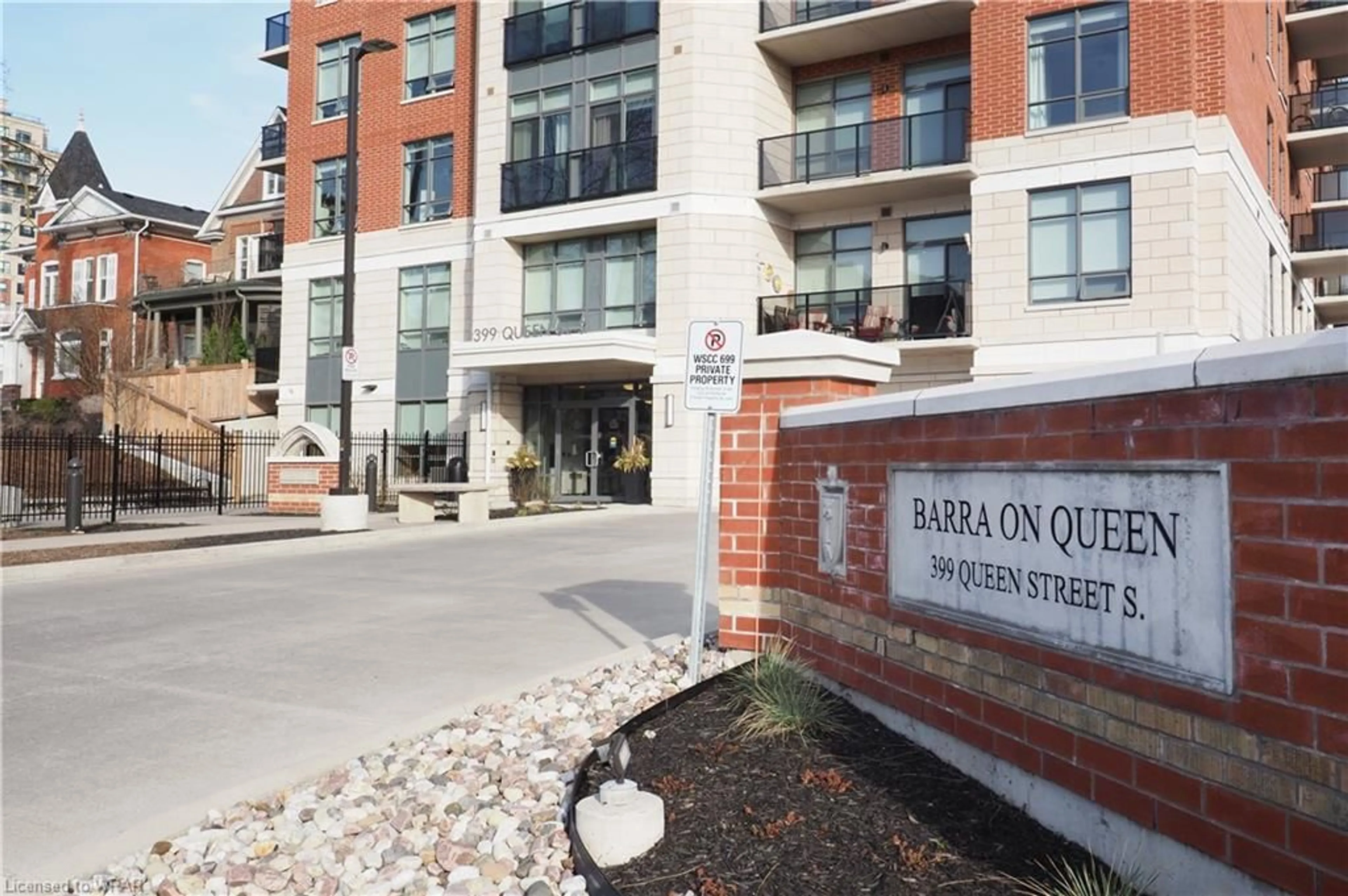 Outside view for 399 Queen St #407, Kitchener Ontario N2G 0C4