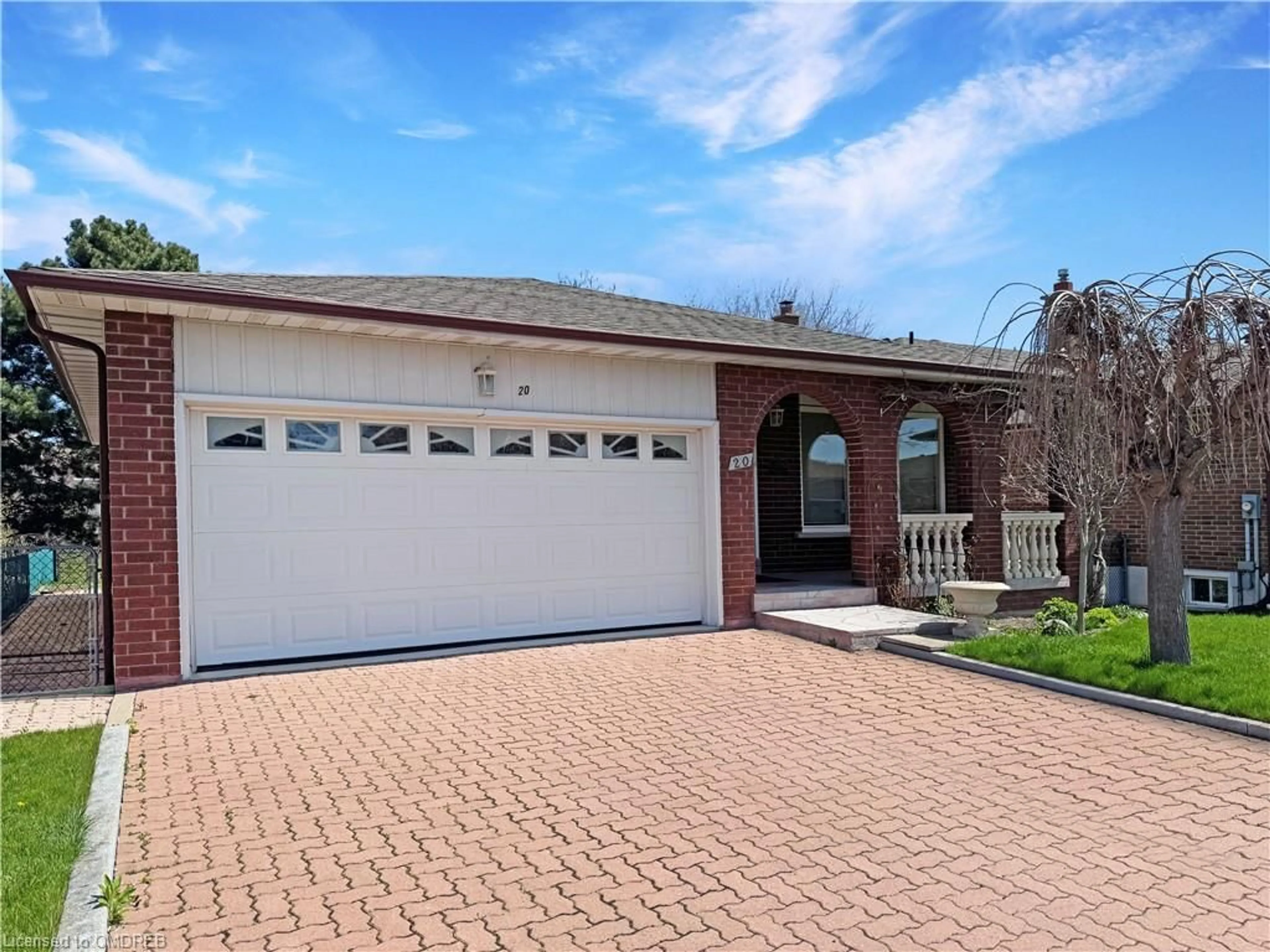 Home with brick exterior material for 20 Leander St, Brampton Ontario L6S 3M6