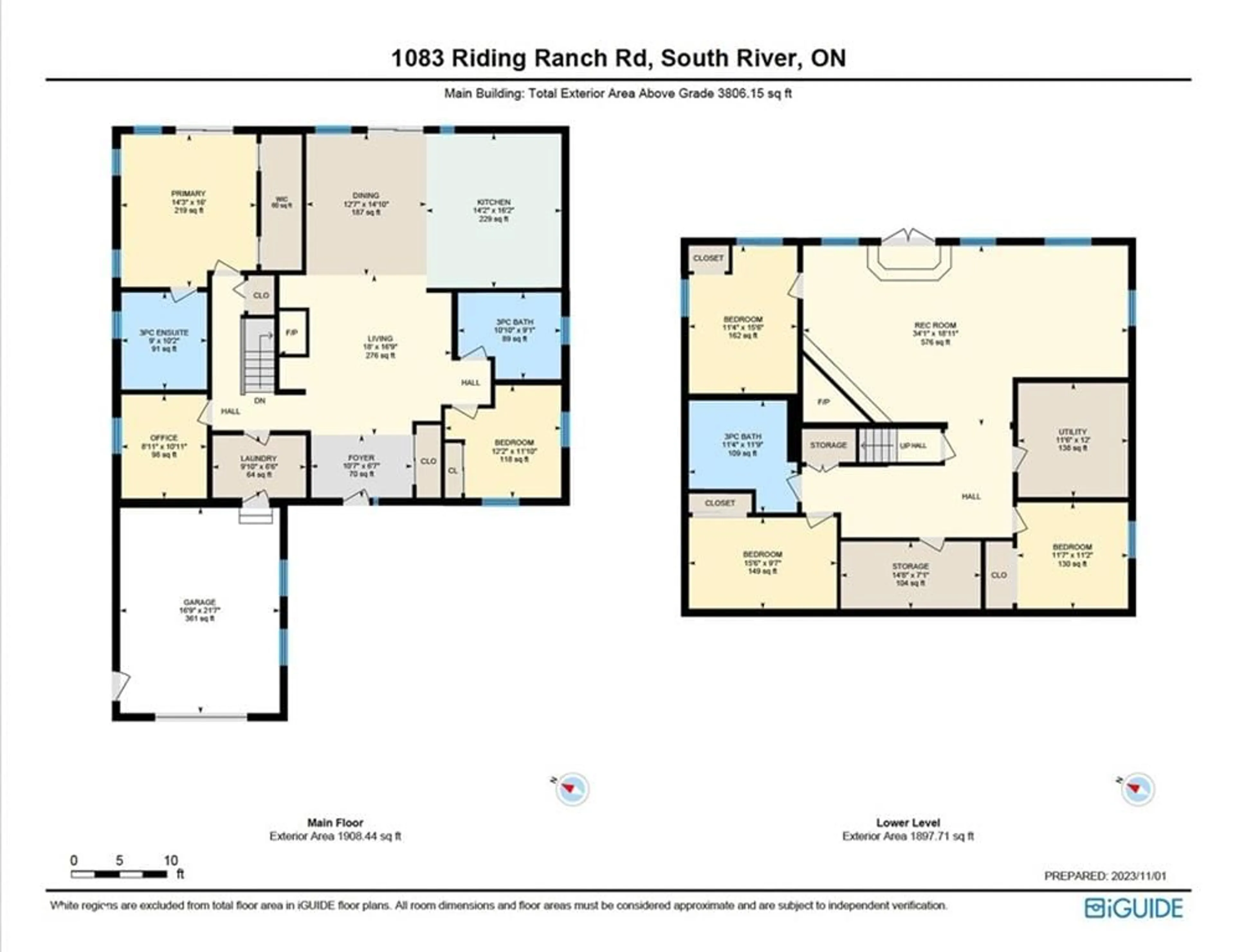 Floor plan for 1083 Riding Ranch Rd, Machar Twp Ontario P0A 1X0