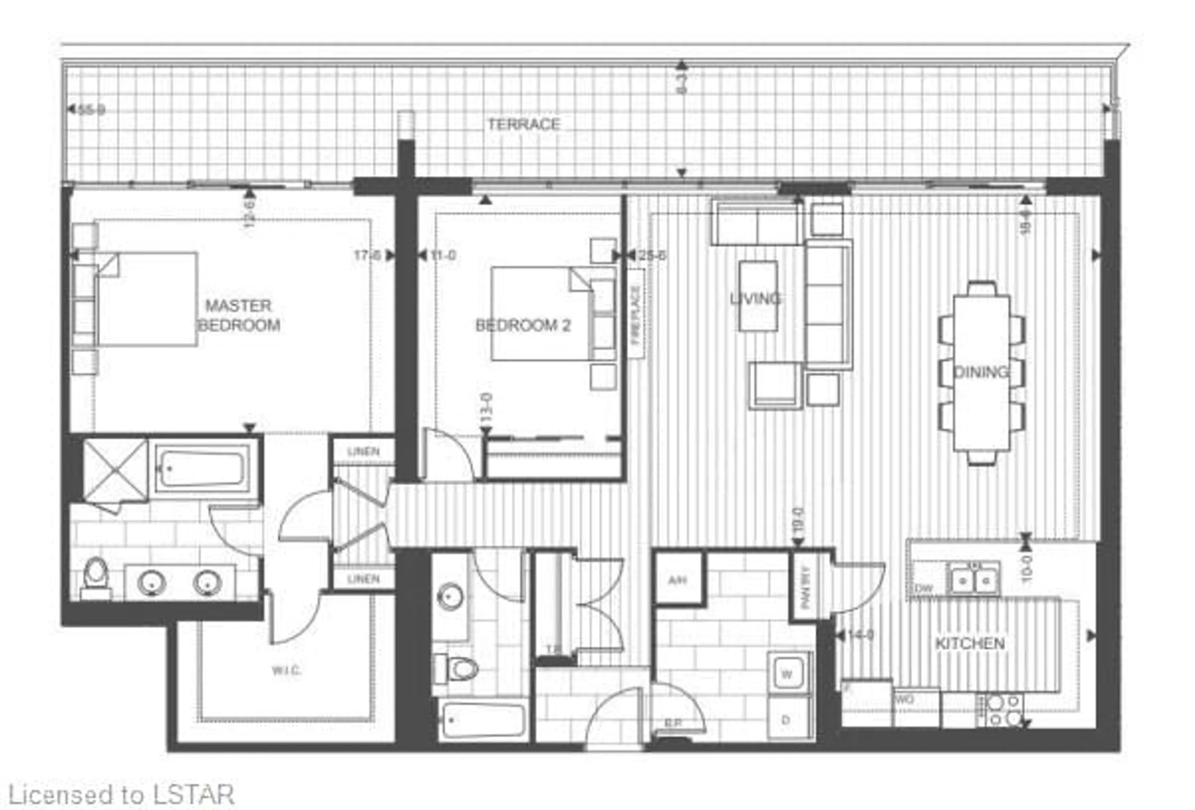 Floor plan for 460 Callaway Rd #1001, London Ontario N6G 0Z2