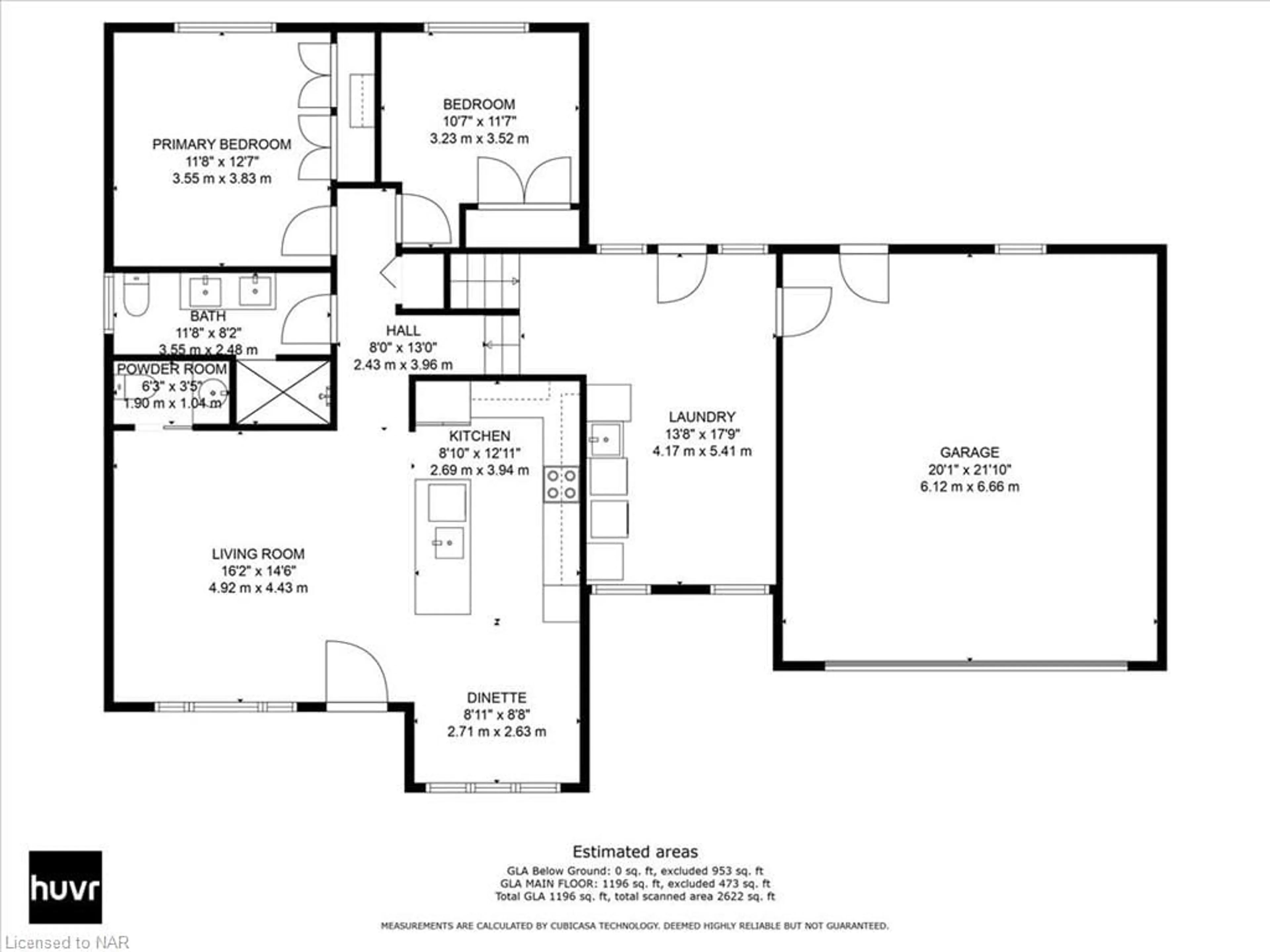 Floor plan for 56 Canby St, Thorold Ontario L0S 1K0