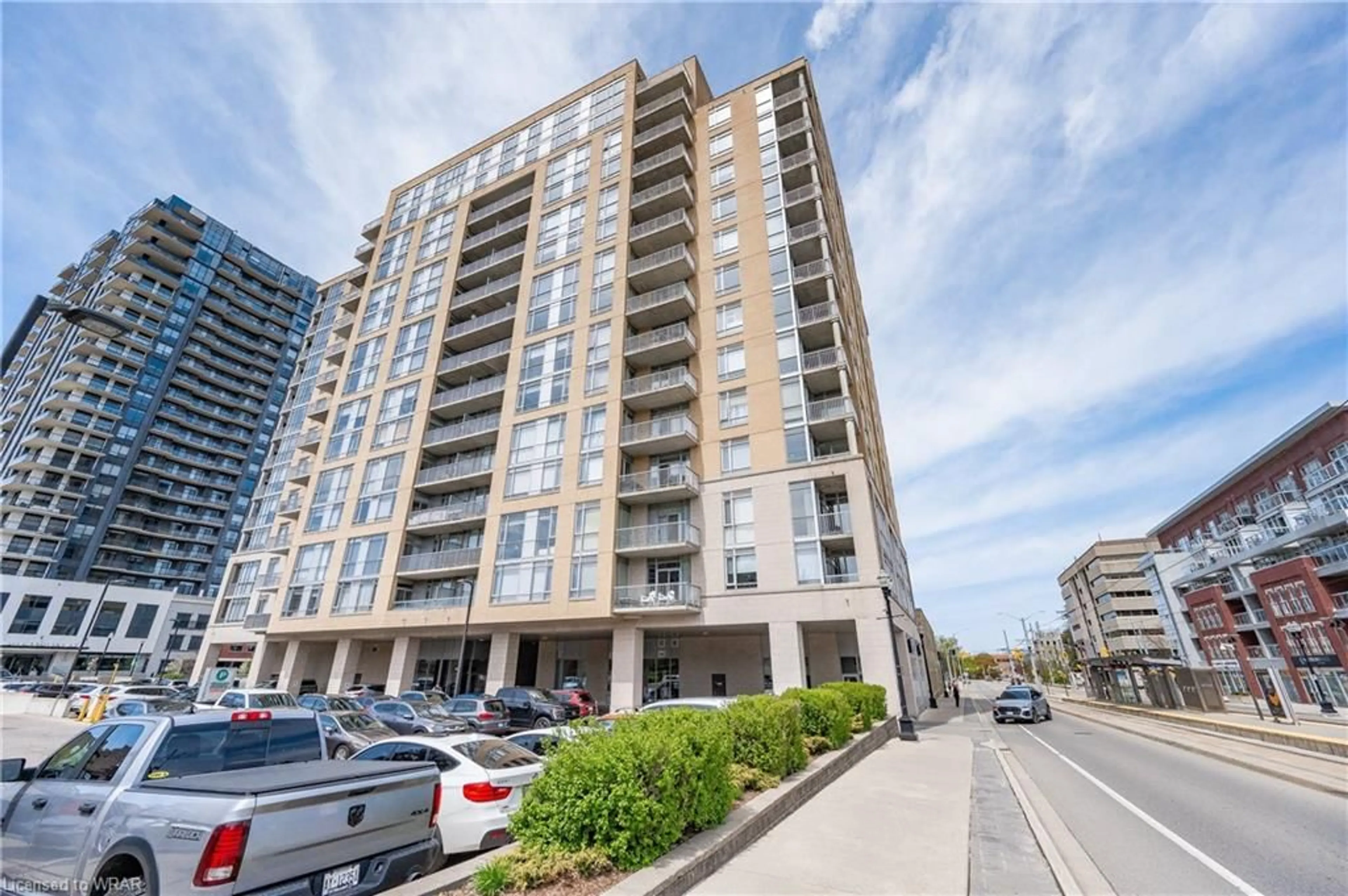A pic from exterior of the house or condo for 191 King St #607, Waterloo Ontario N2J 1R1