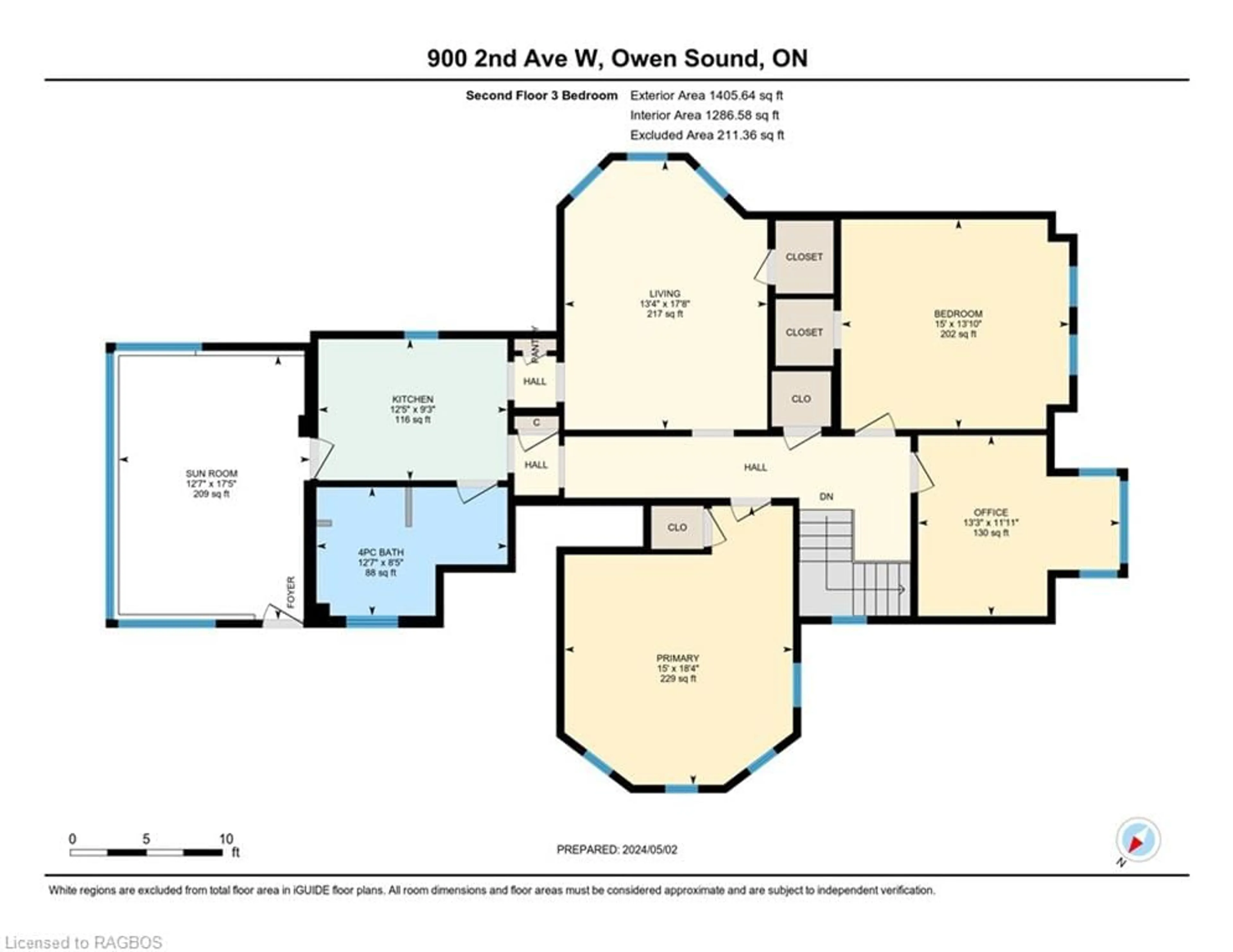 Floor plan for 900 2nd Ave, Owen Sound Ontario N4K 4M5