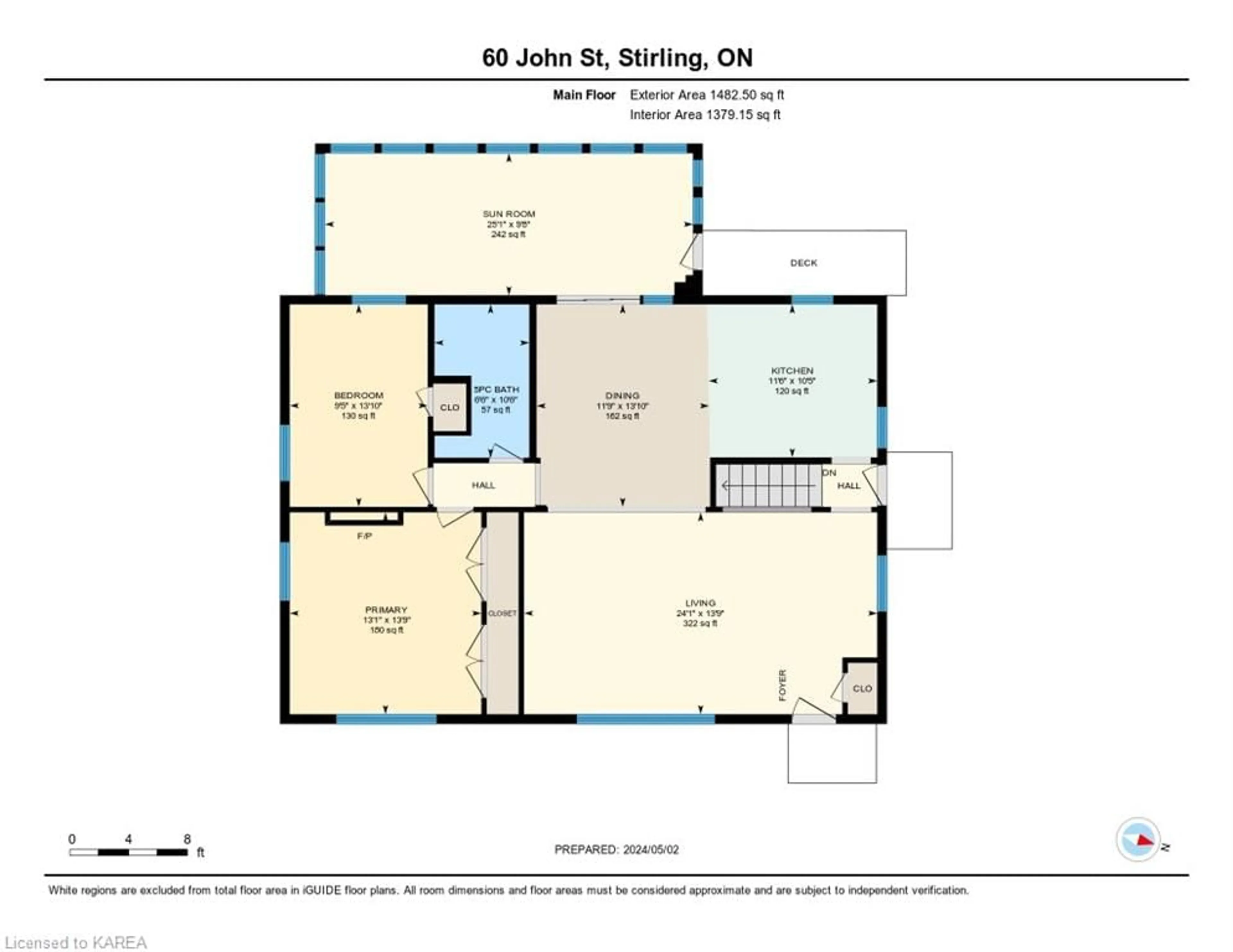 Floor plan for 60 John Street St, Stirling Ontario K0K 3E0