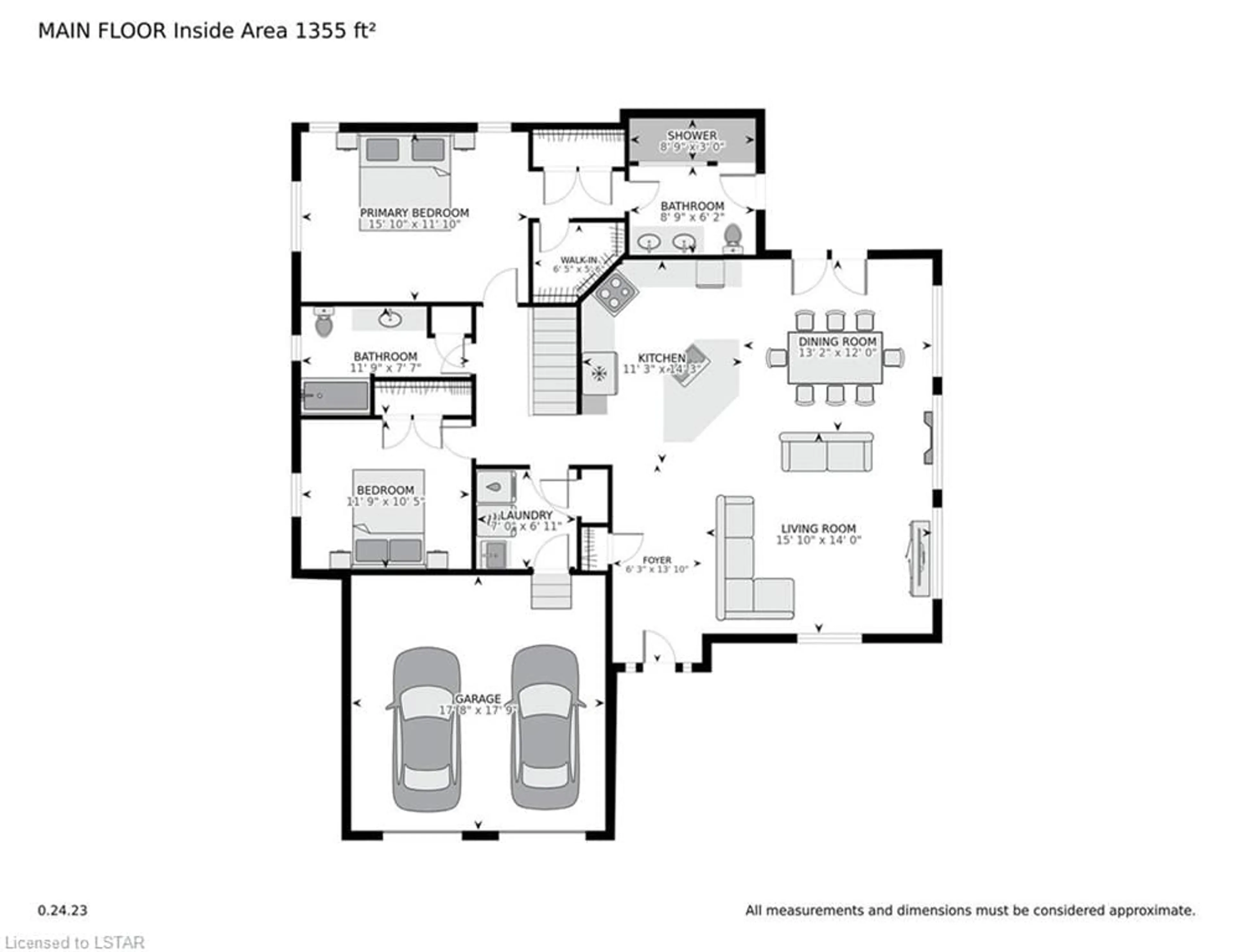 Floor plan for 74 Green Acres Cres, Grand Bend Ontario N0M 1T0