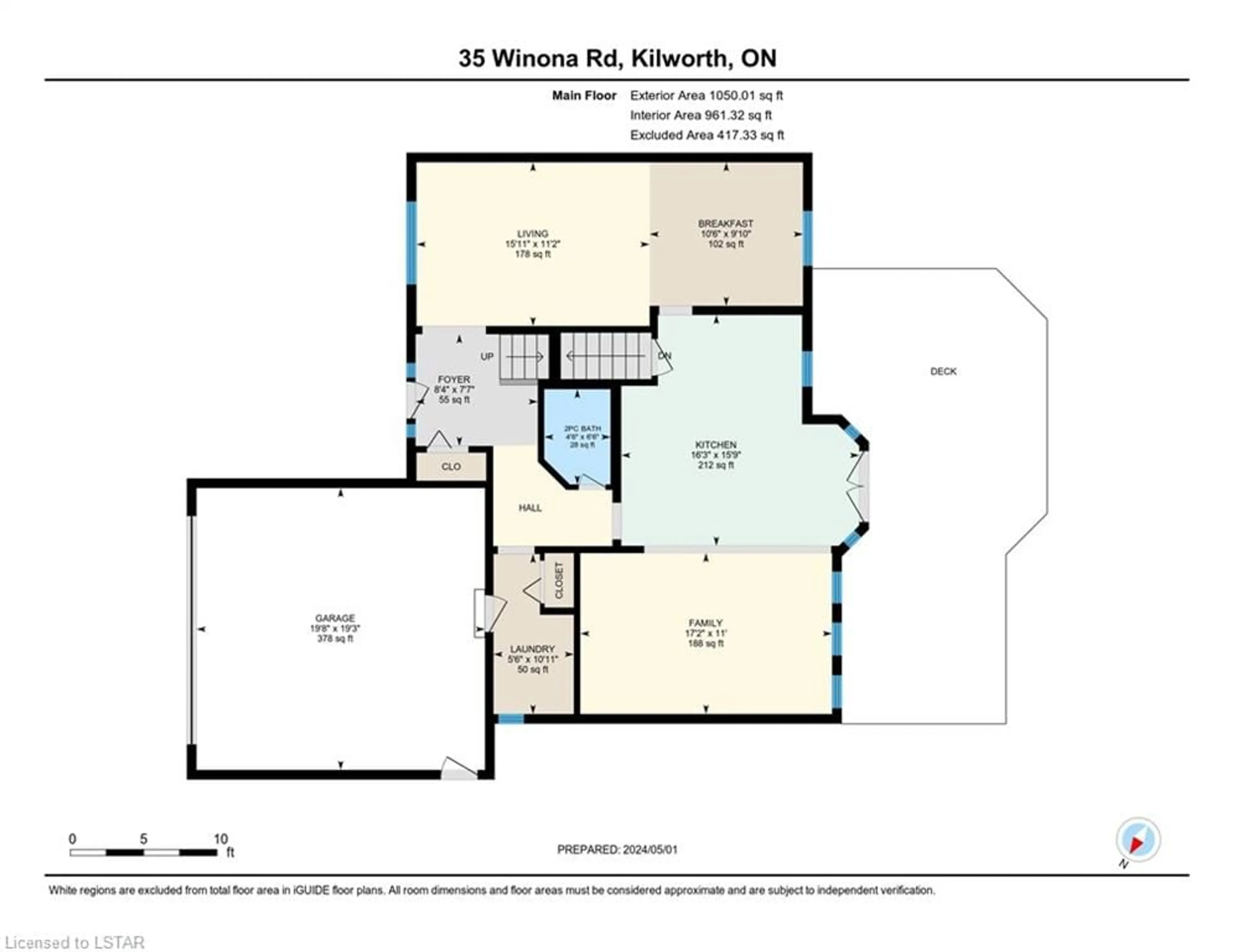 Floor plan for 35 Winona Rd, Kilworth Ontario N0L 1R0