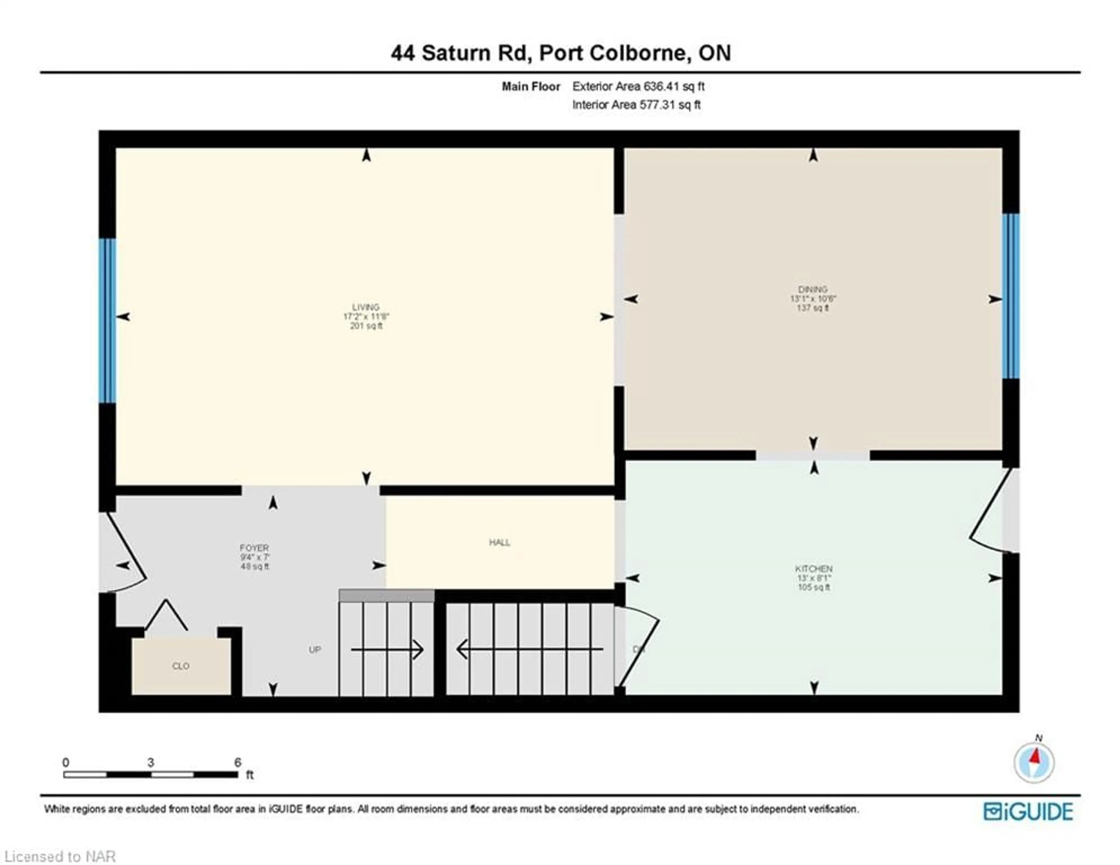 Floor plan for 44 Saturn Rd, Port Colborne Ontario L3K 6E1