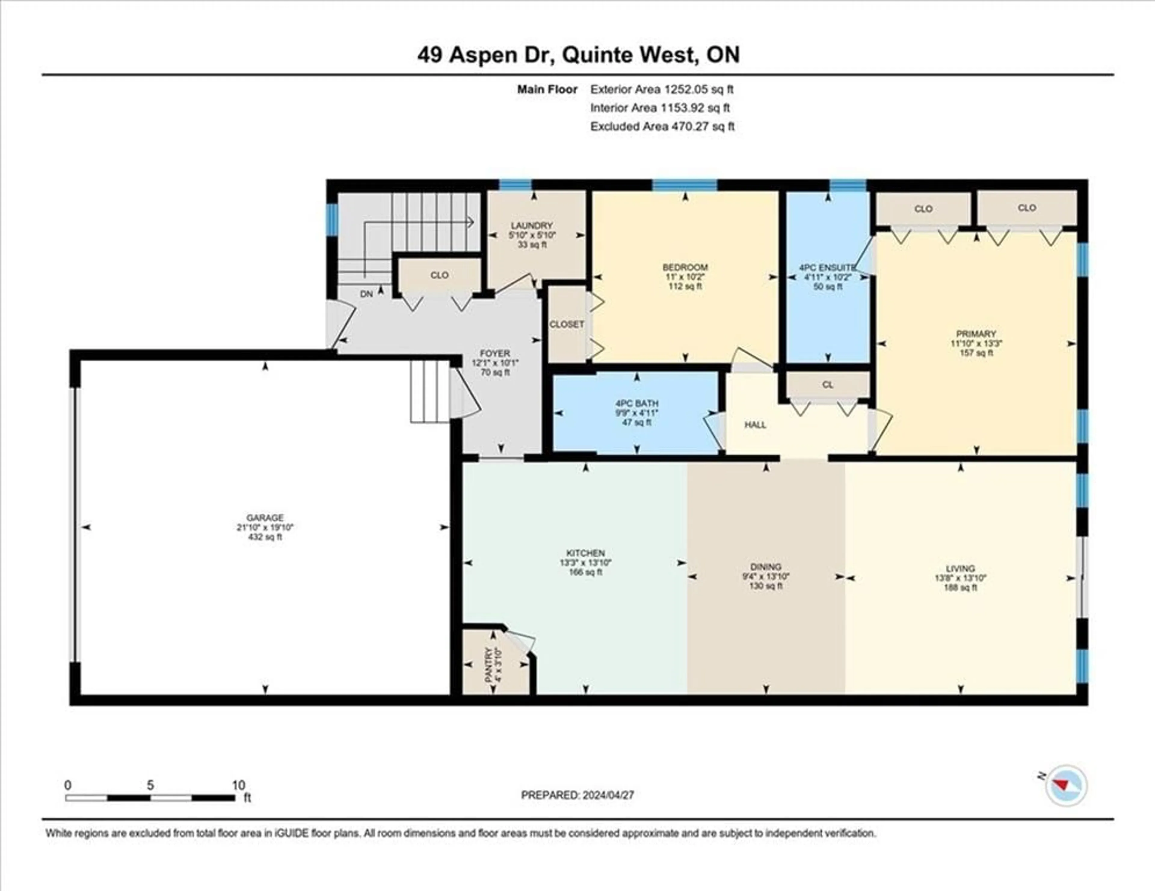 Floor plan for 49 Aspen Dr, Trenton Ontario K8V 0E2