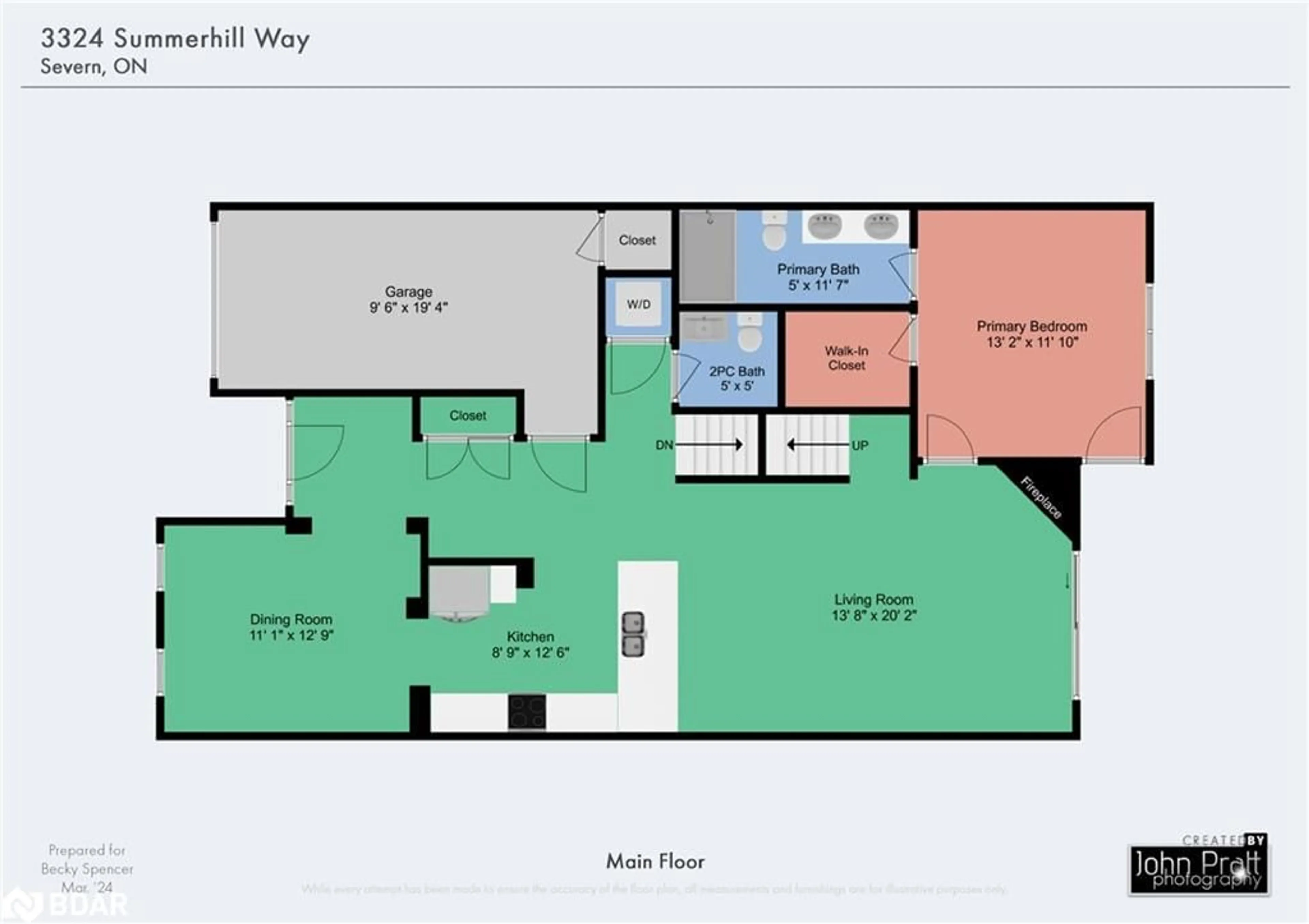 Floor plan for 3324 Summerhill Way #22, Severn Ontario L3V 0E1