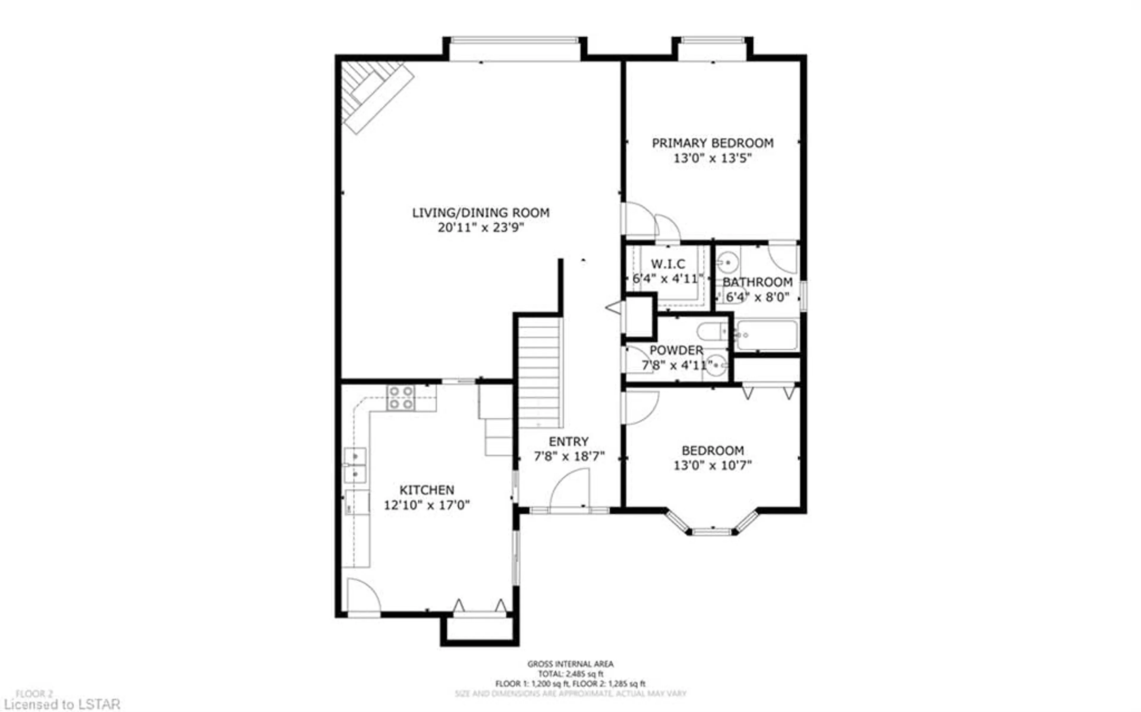 Floor plan for 1443 Commissioners Rd #24, London Ontario N6K 1E2