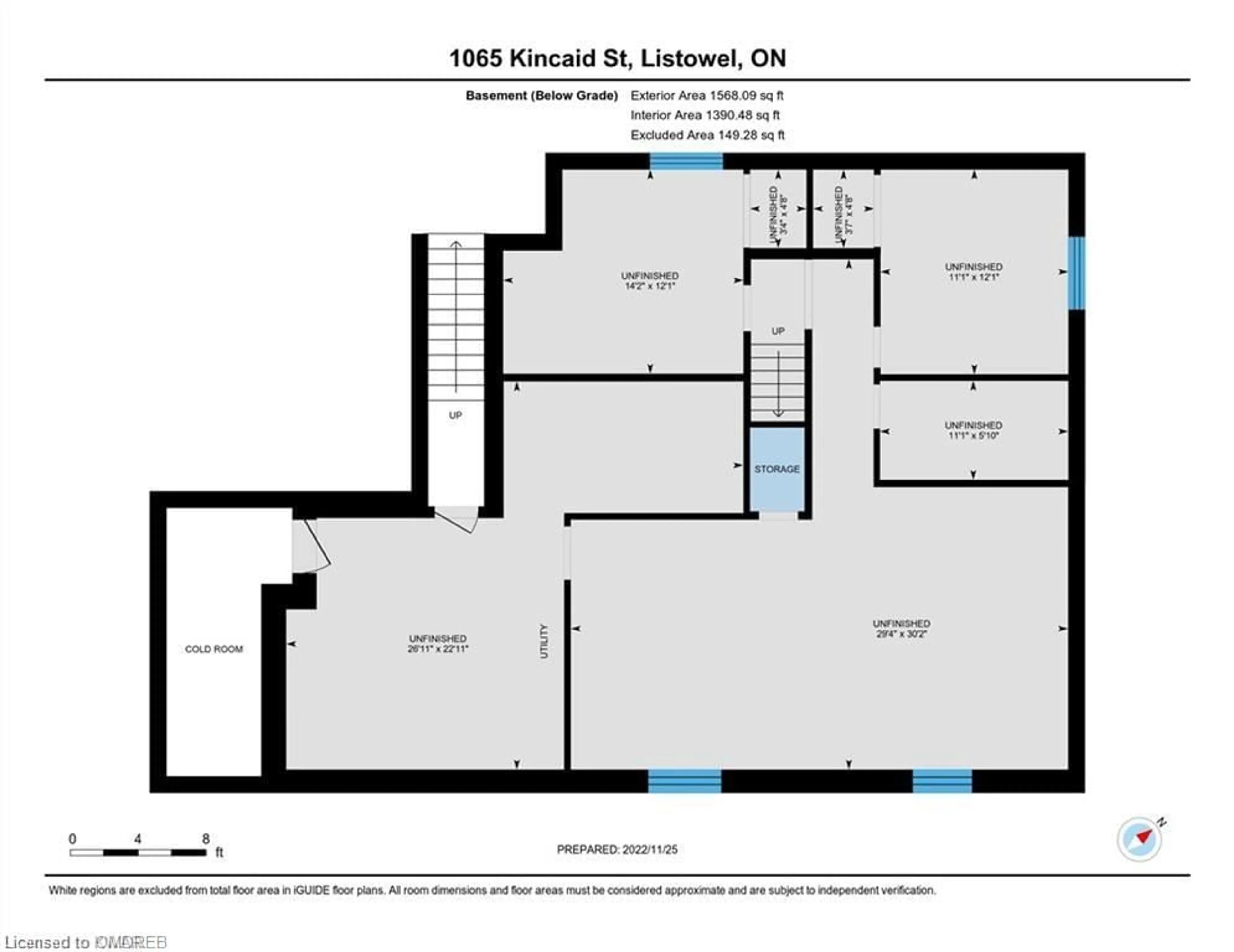 Floor plan for 1065 Kincaid St, Listowel Ontario N4W 0J8