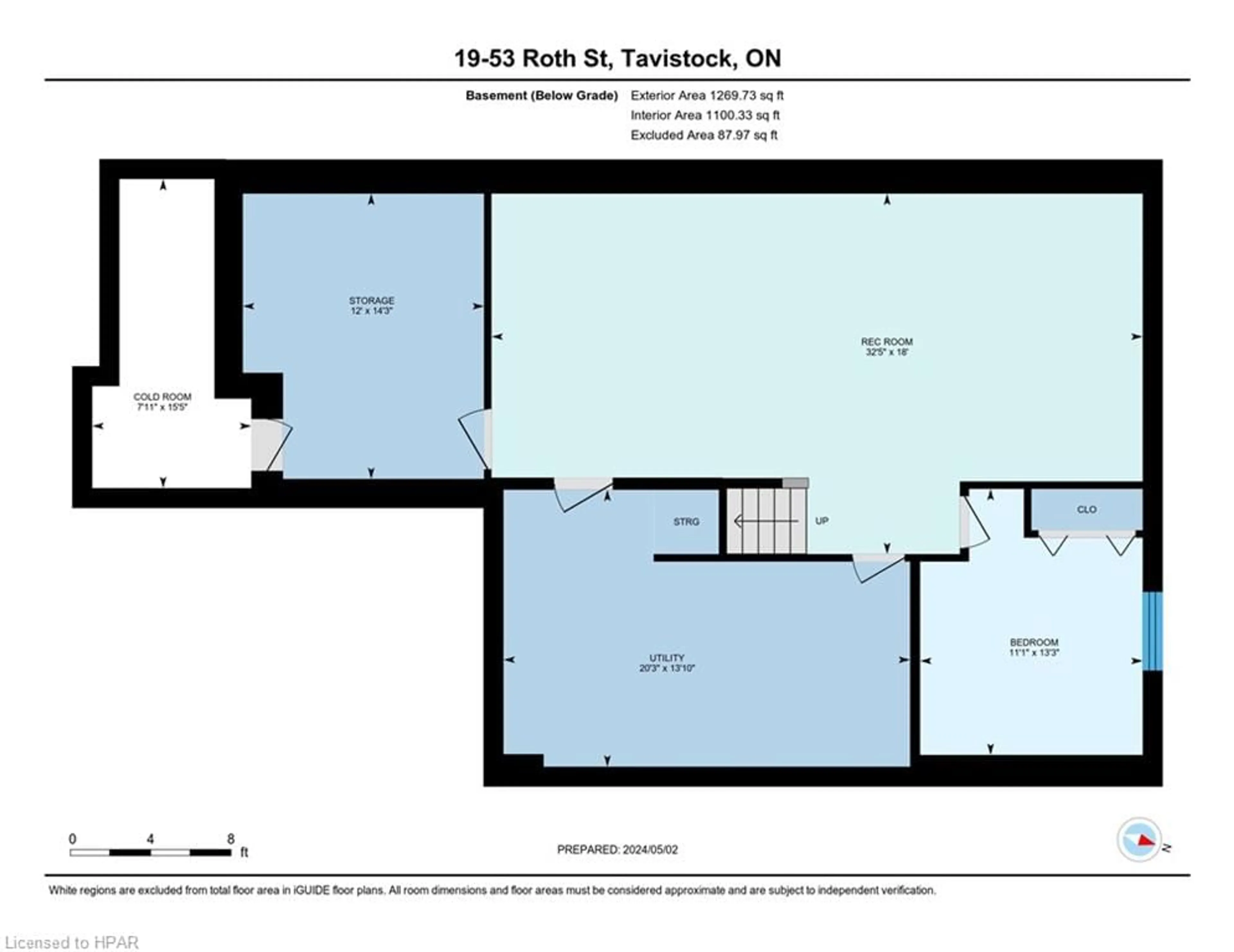 Floor plan for 53 Roth St #19, Tavistock Ontario N0B 2R0
