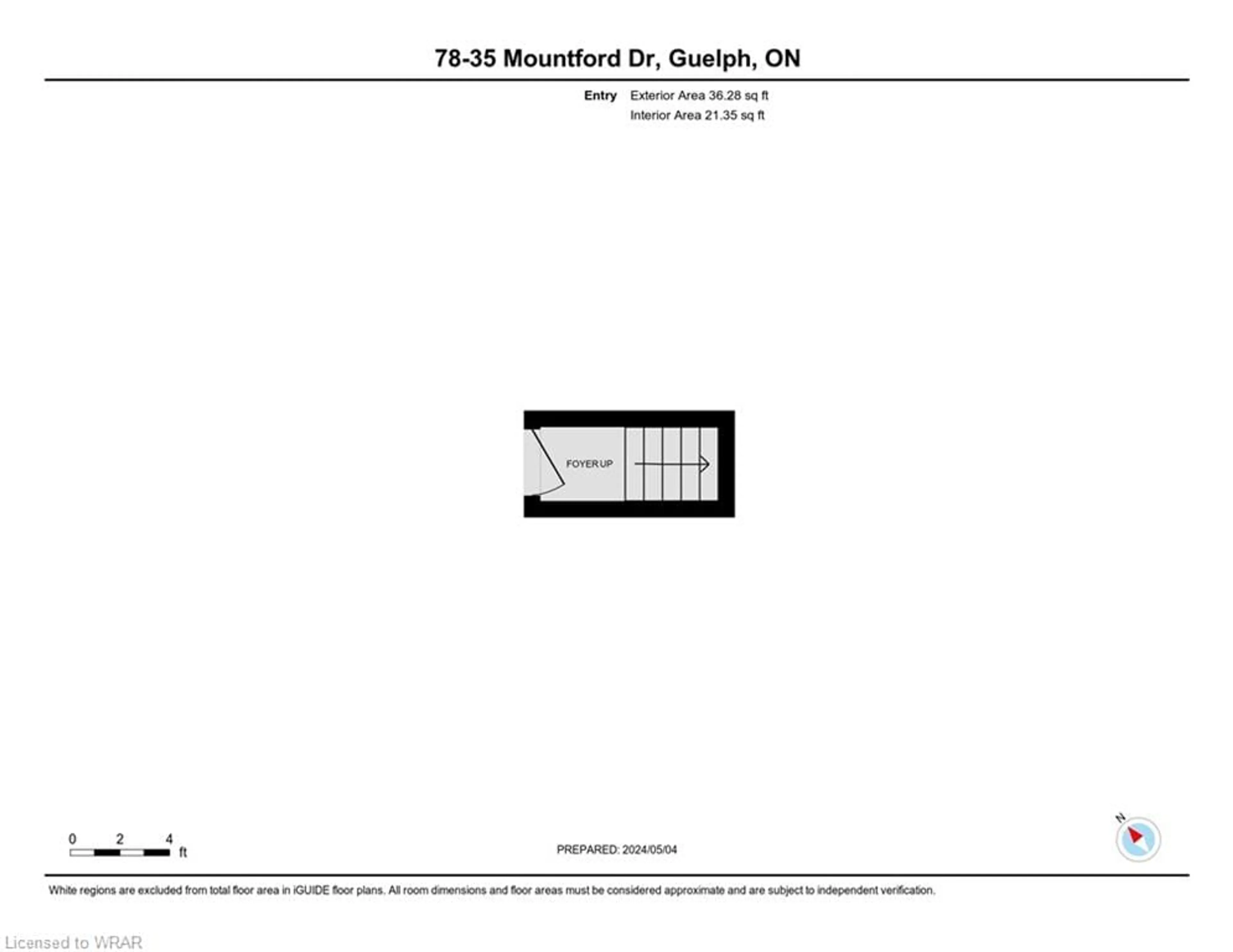 Floor plan for 35 Mountford Dr #78, Guelph Ontario N1E 0G6