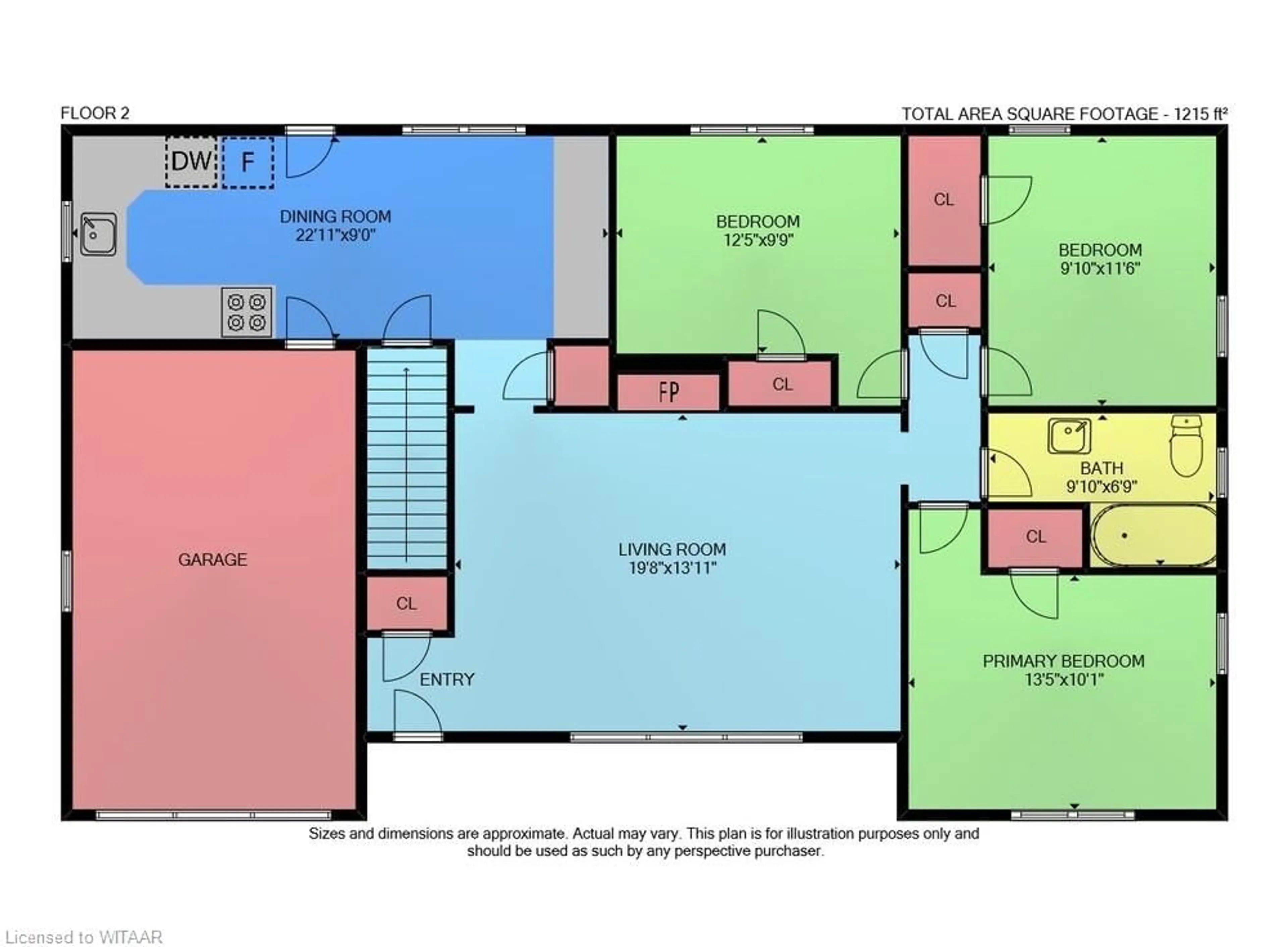 Floor plan for 9 Parkwood Dr, Tillsonburg Ontario N4G 2B7